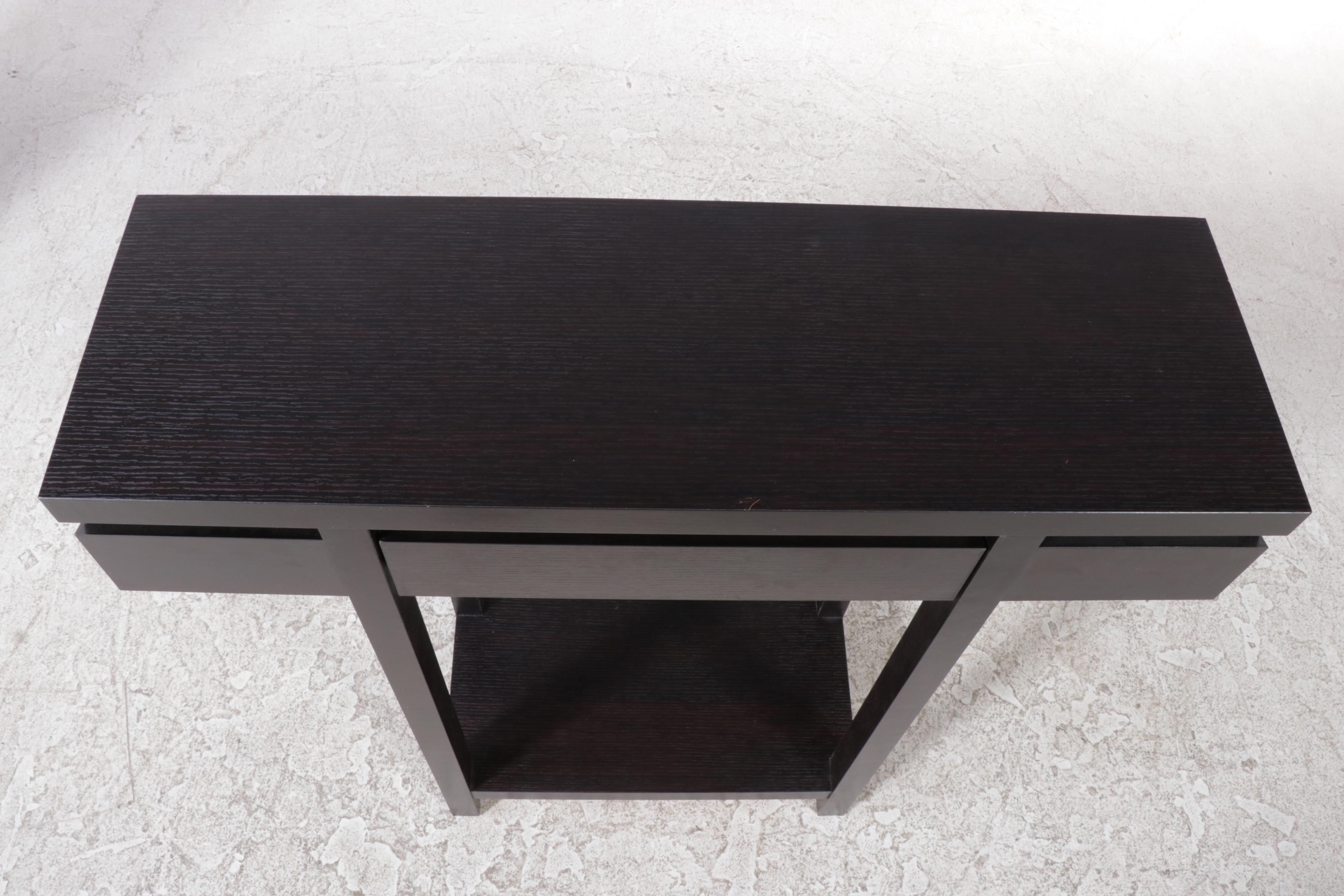 Coaster Furniture Modernist Style Two-Tier Console Table in Cappuccino Finish