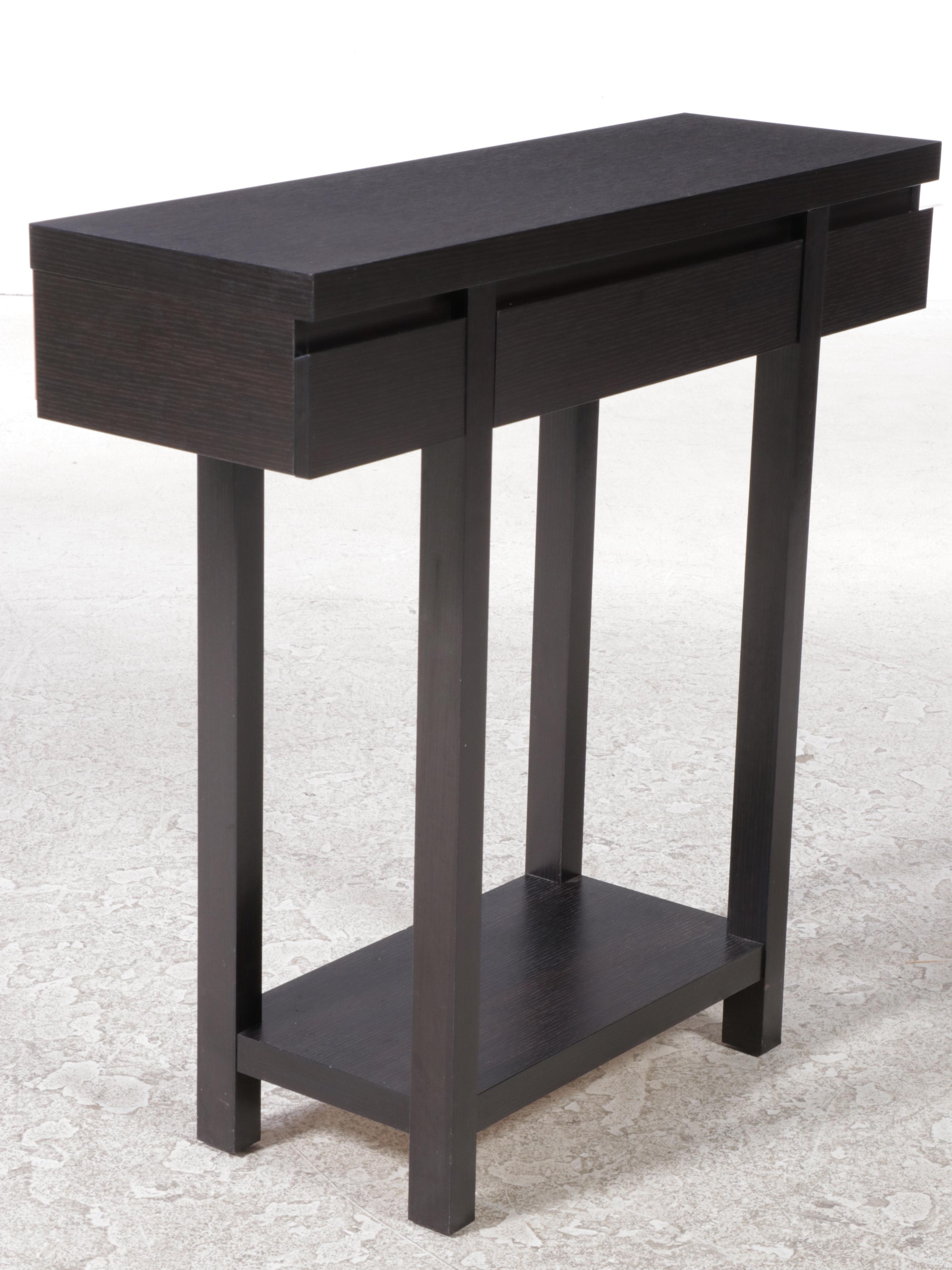 Coaster Furniture Modernist Style Two-Tier Console Table in Cappuccino Finish