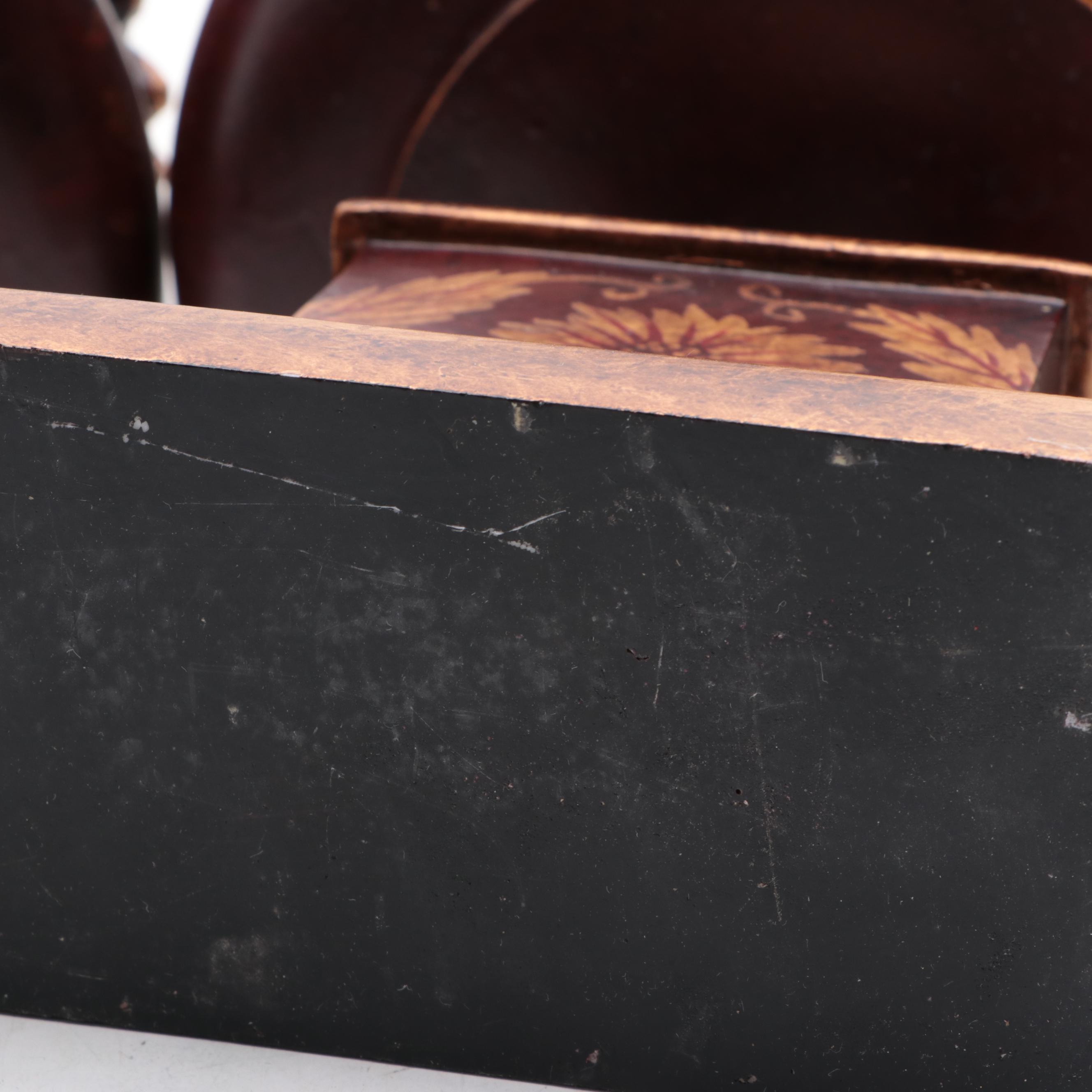 Neoclassical Composite Urn Shaped Wall Pockets