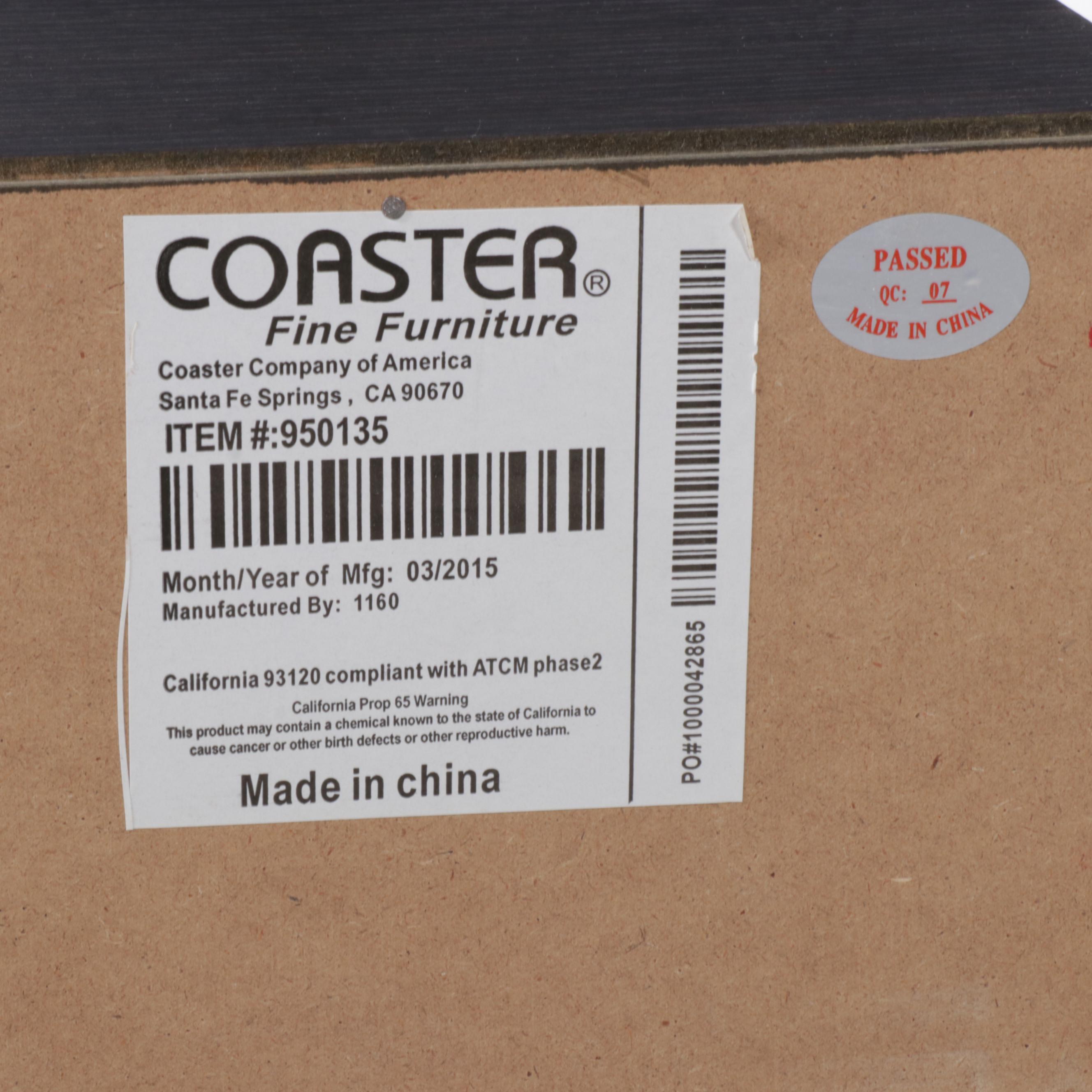 Coaster Furniture Modernist Style Two-Tier Console Table in Cappuccino Finish