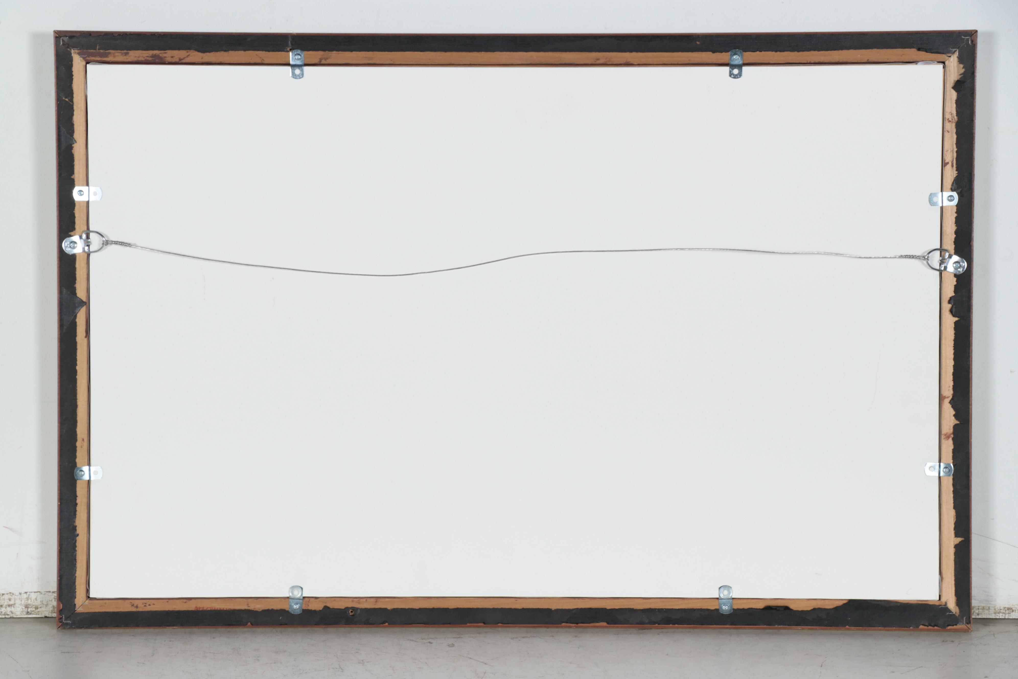 Oil Painting of Anthropomorphic Chimpanzee Drinking Beer, Late 20th Century