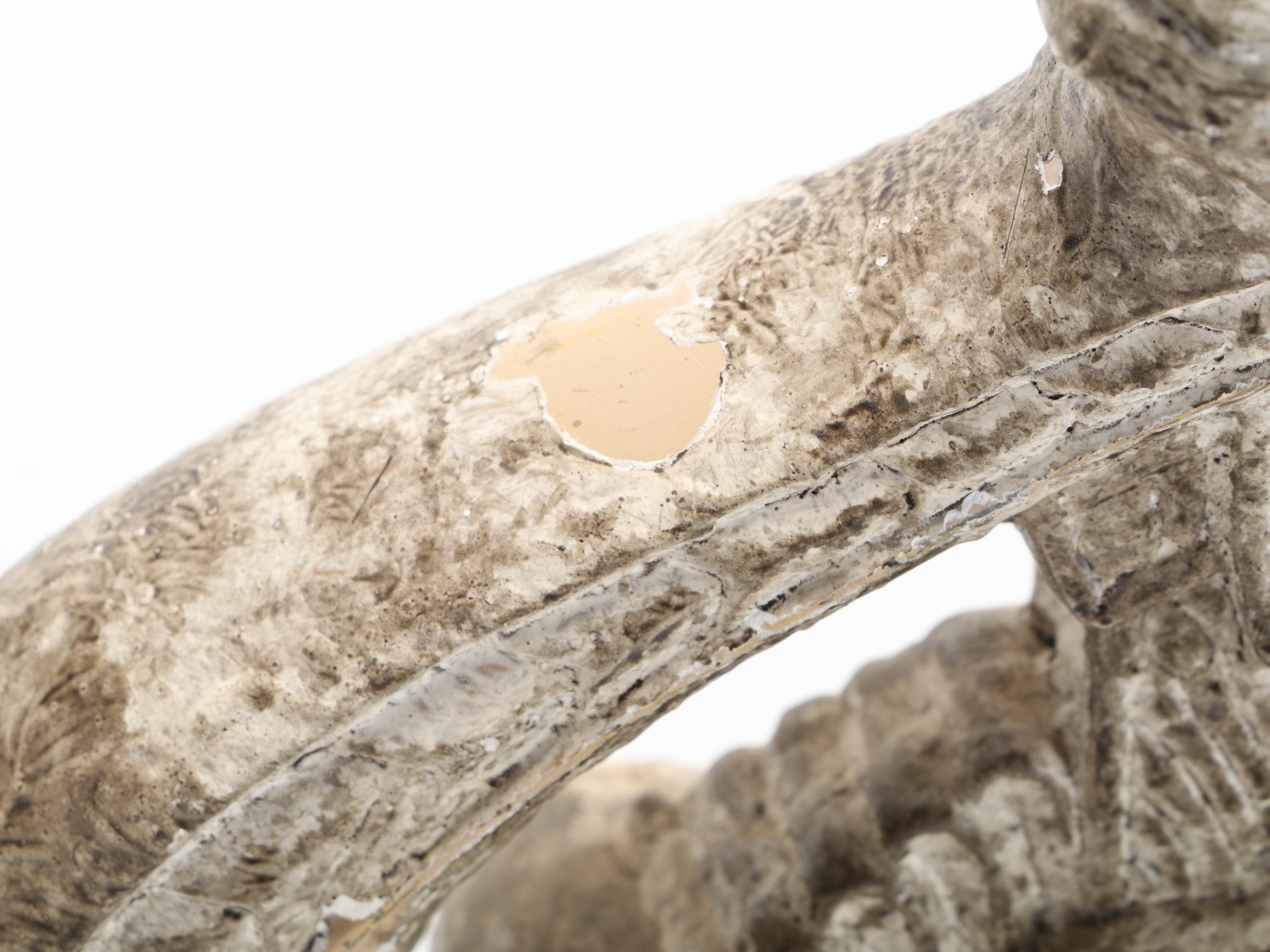 "Damaris" Composite Table Lamp With Oval Linen Shade, Contemporary