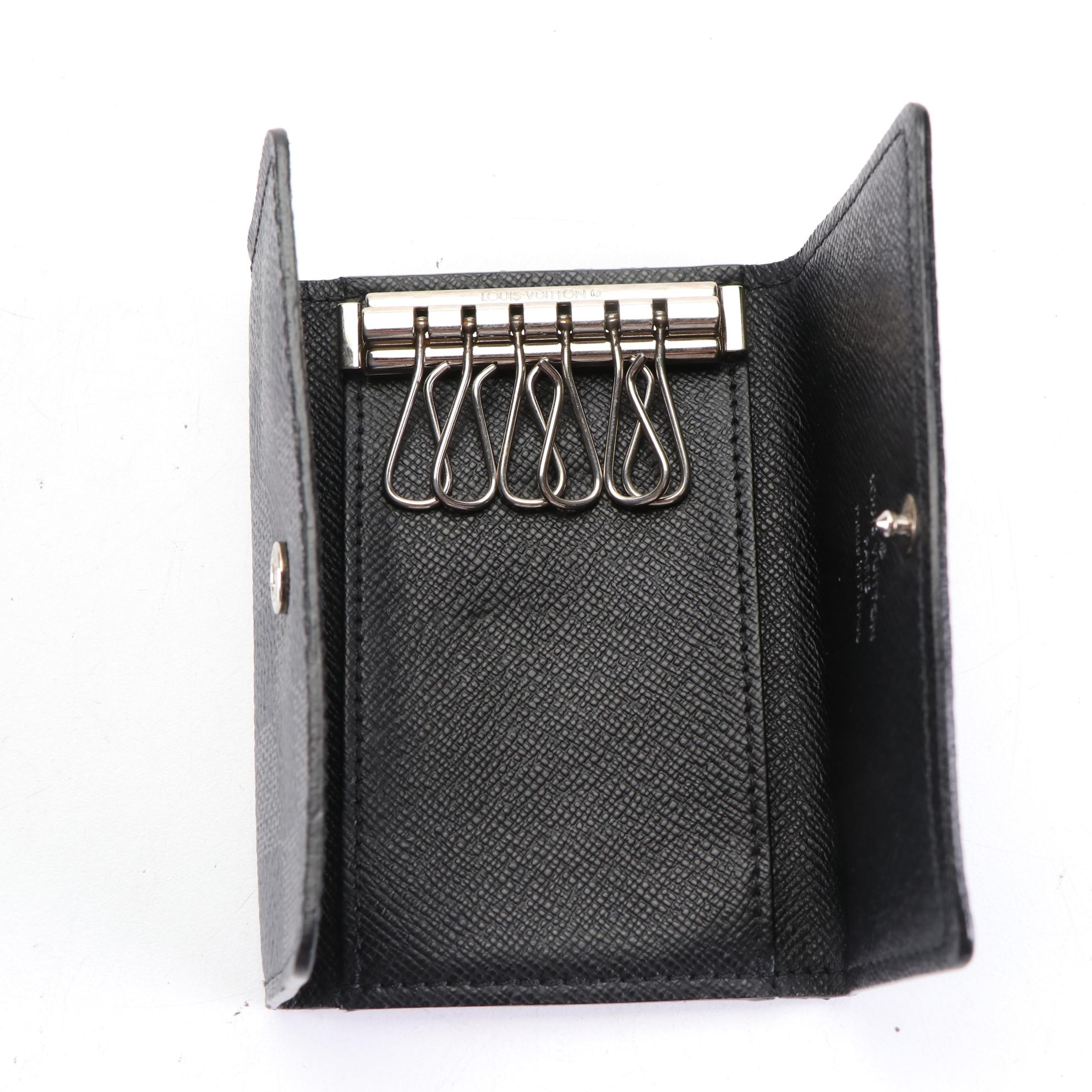 Louis Vuitton Six-Key Holder in Damier Graphite Canvas