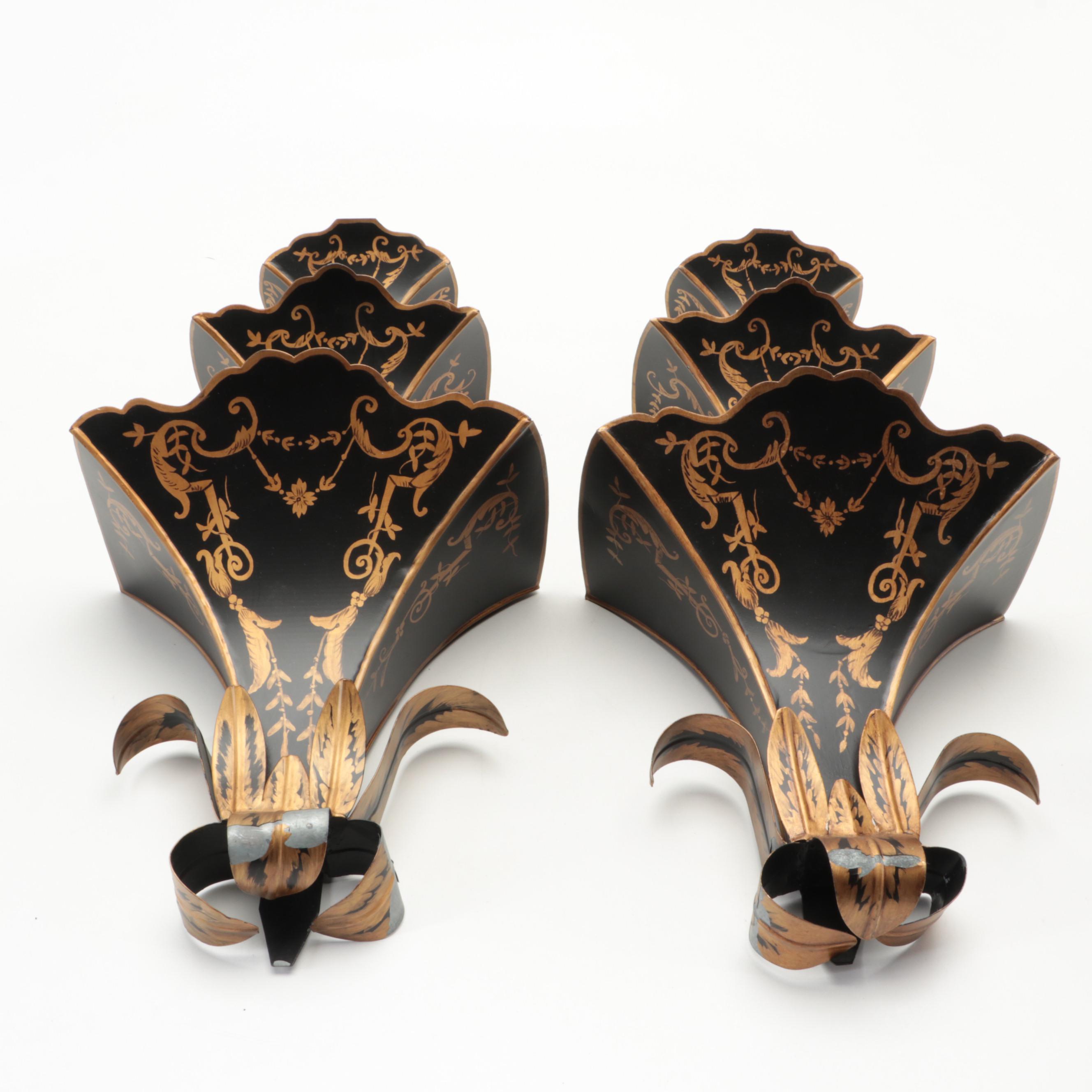 Three Tier Tole Wall Pockets