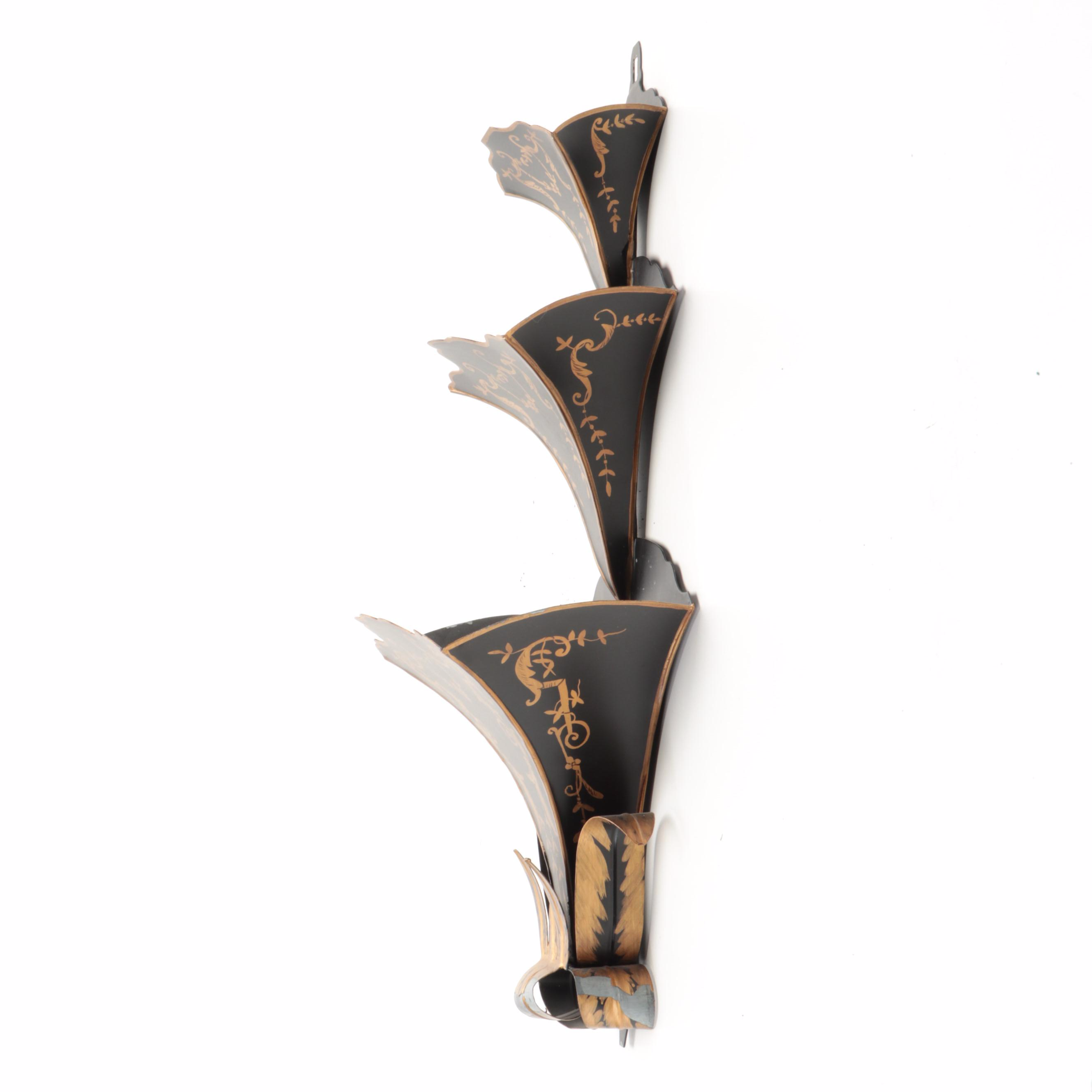 Three Tier Tole Wall Pockets