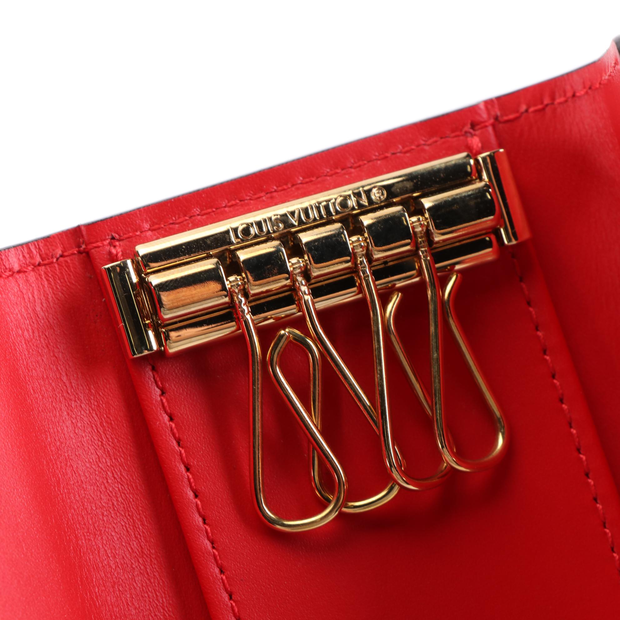 Louis Vuitton Four-Key Case in Monogram Vernis Leather