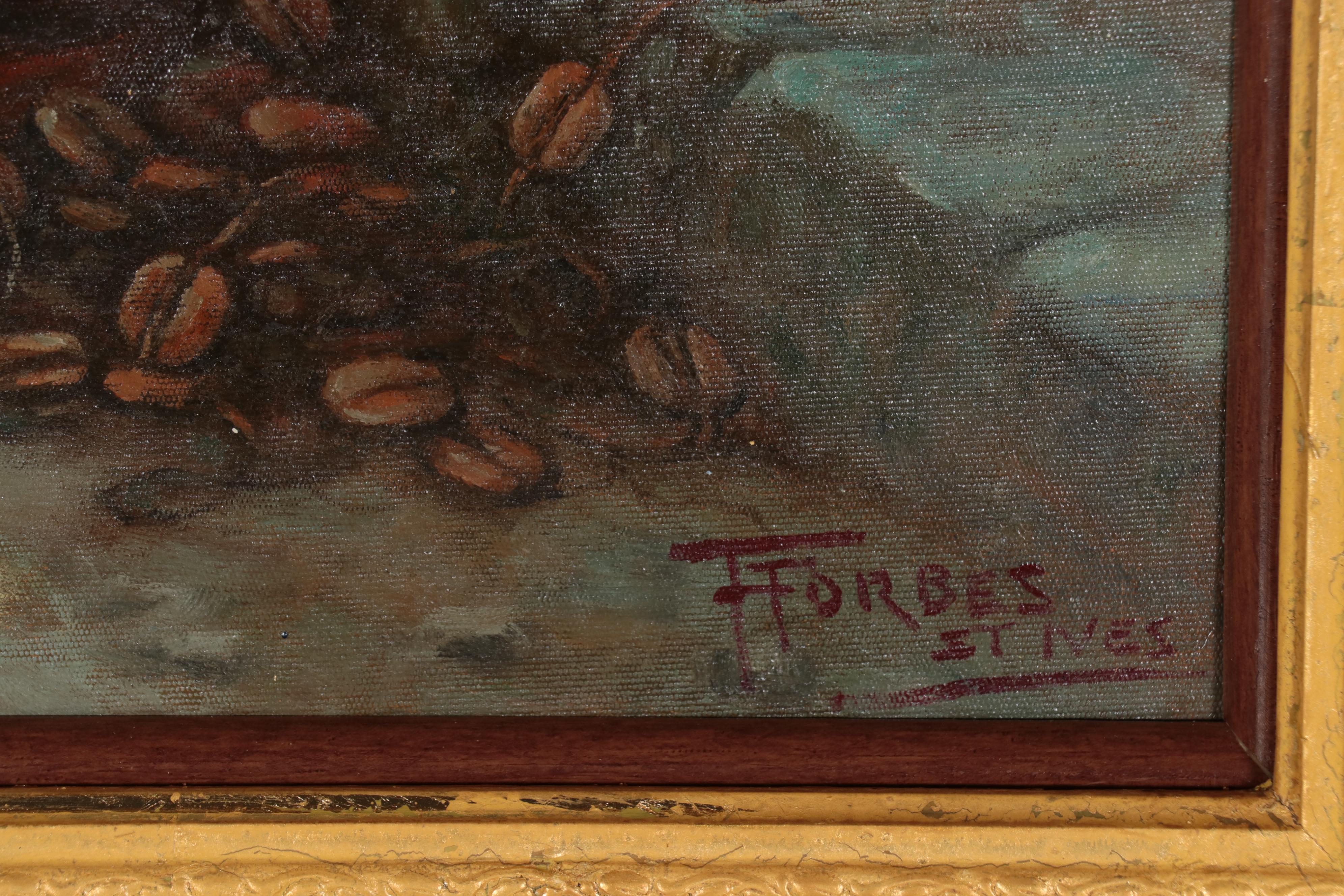 F. Forbes Oil Painting After Edwin Thomas Roberts "Naval Manoeuvres"