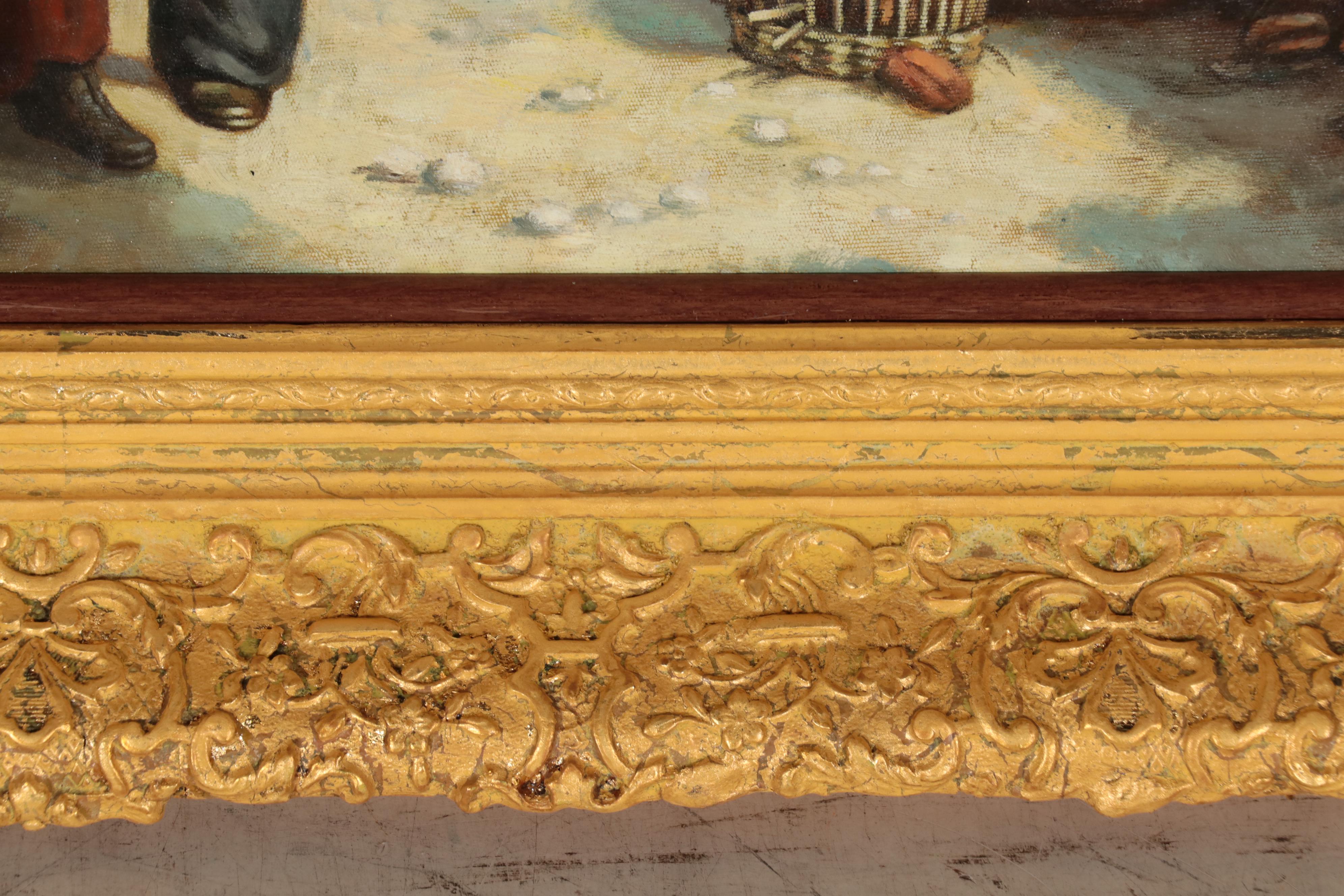 F. Forbes Oil Painting After Edwin Thomas Roberts "Naval Manoeuvres"