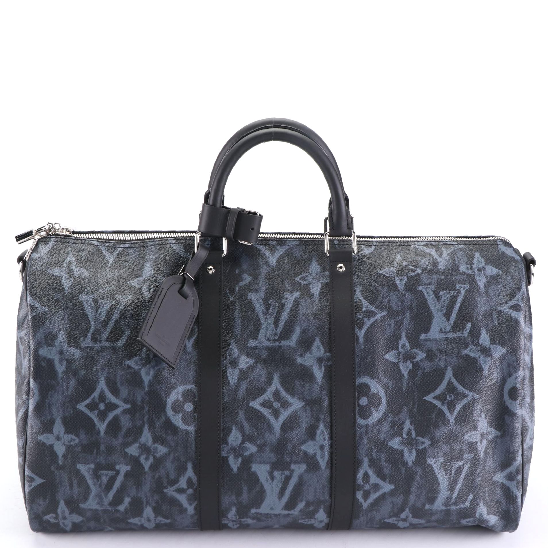 Louis Vuitton Limited Edition Keepall Bandoulière 50 in Pastel Noir Canvas