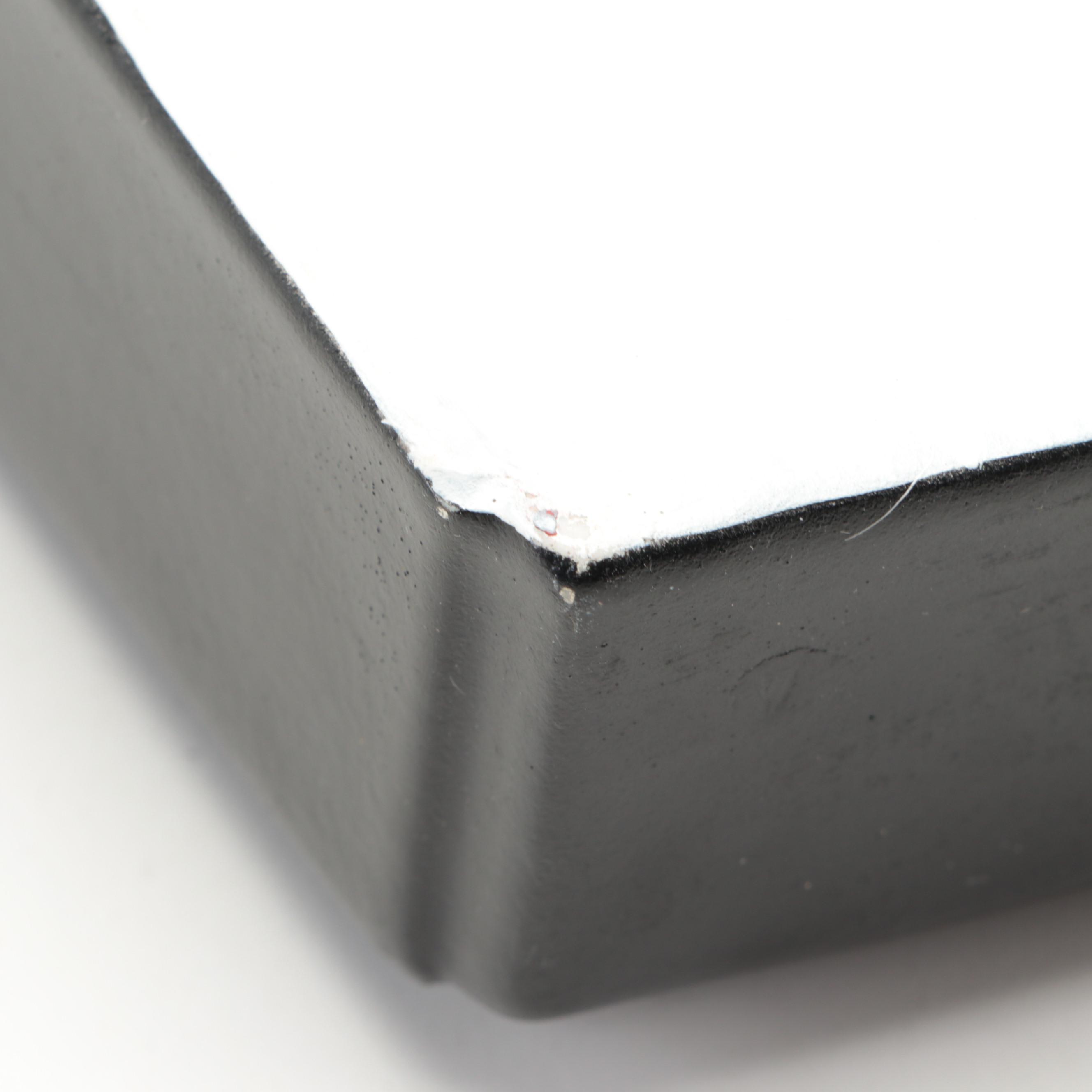 Hand-Painted Tole Style Porcelain Wall Pocket Vases