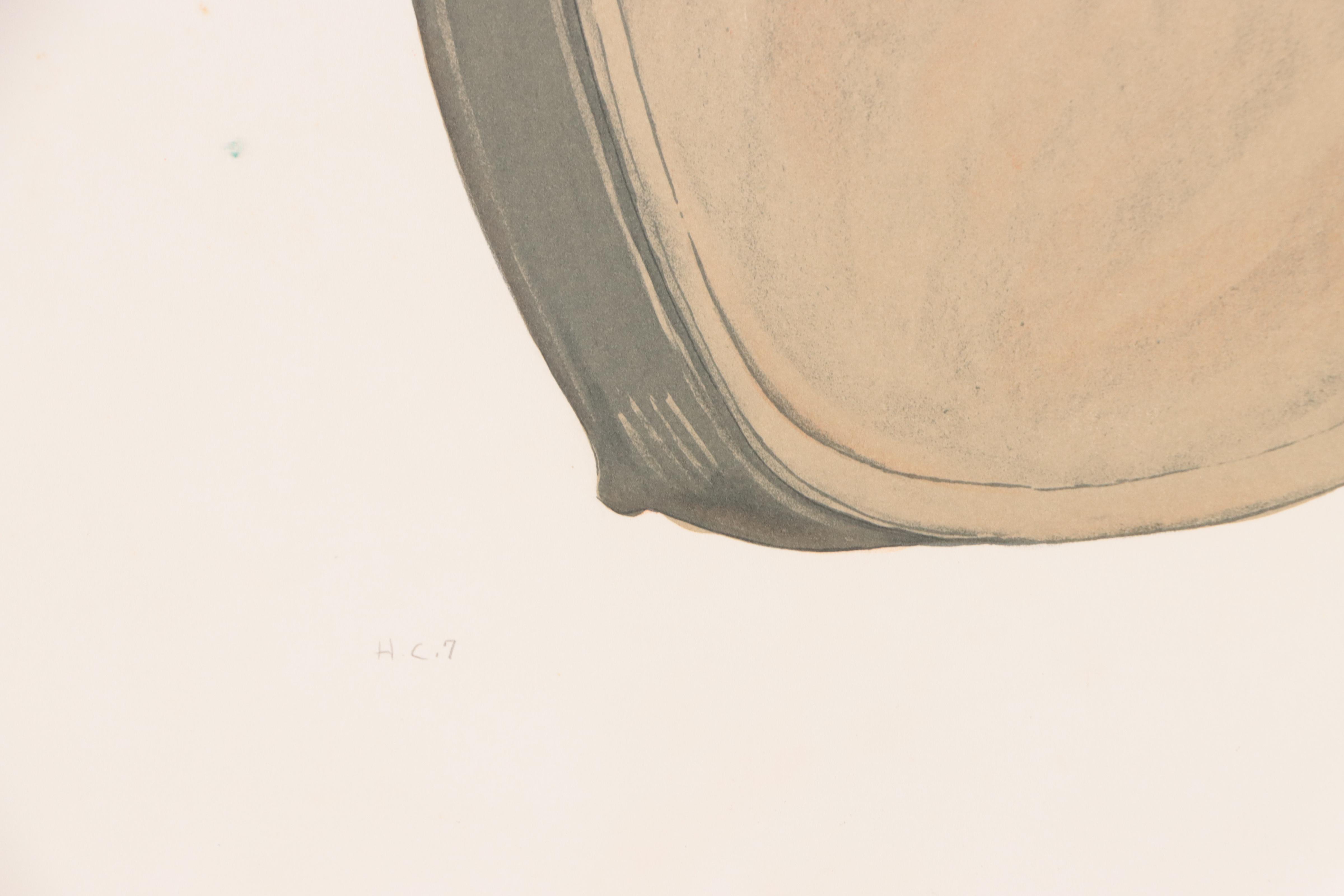 Benjamin Levy Color Lithograph "Canned Romance"