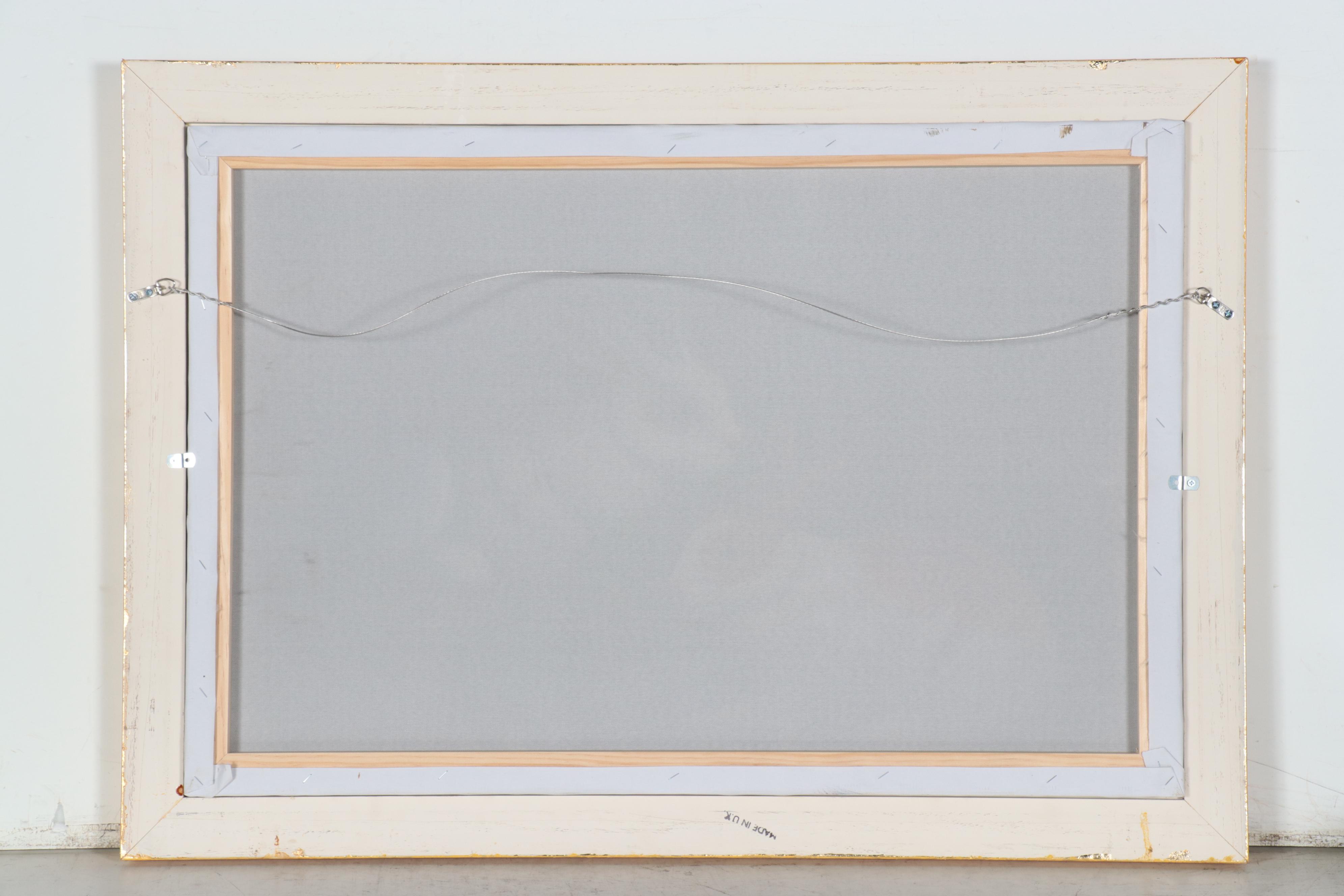 Oil Painting of Rabbits, Late 20th Century