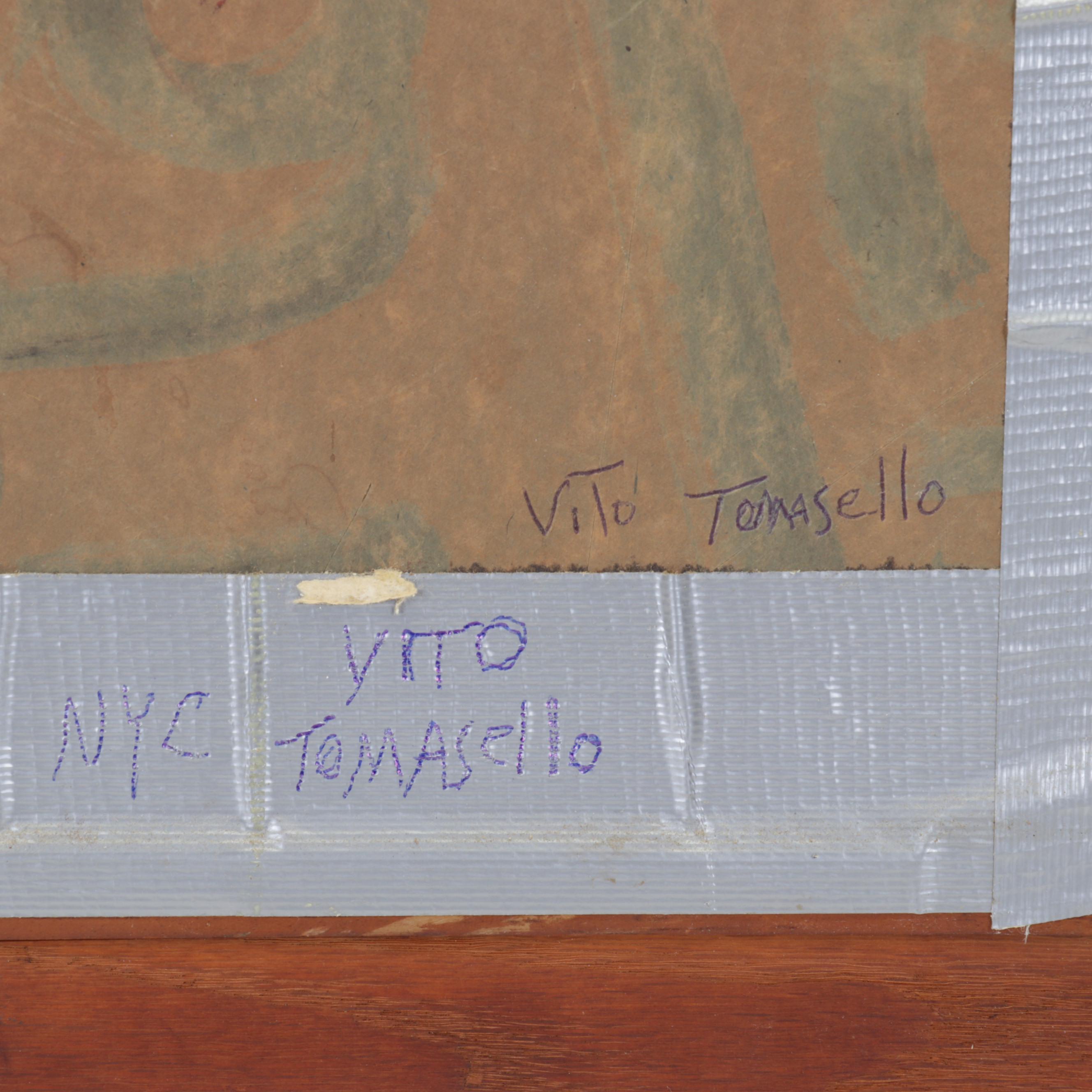 Vito Tomasello Still Life Oil Painting of Onions, 1960