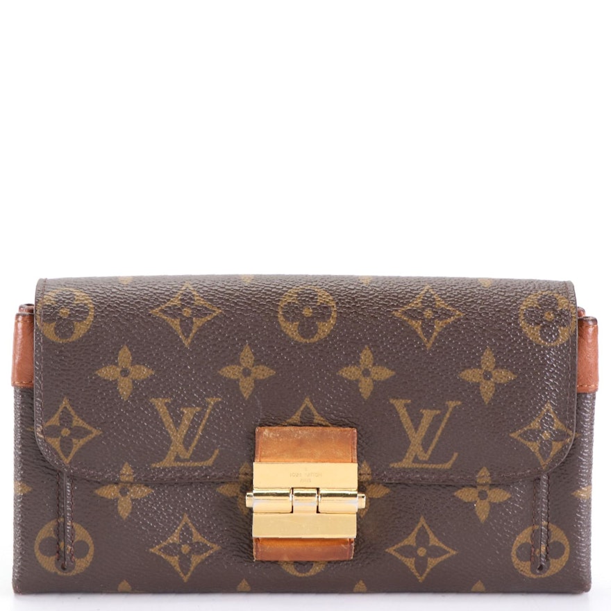 Louis Vuitton Elysee Wallet in Monogram Canvas and Leather