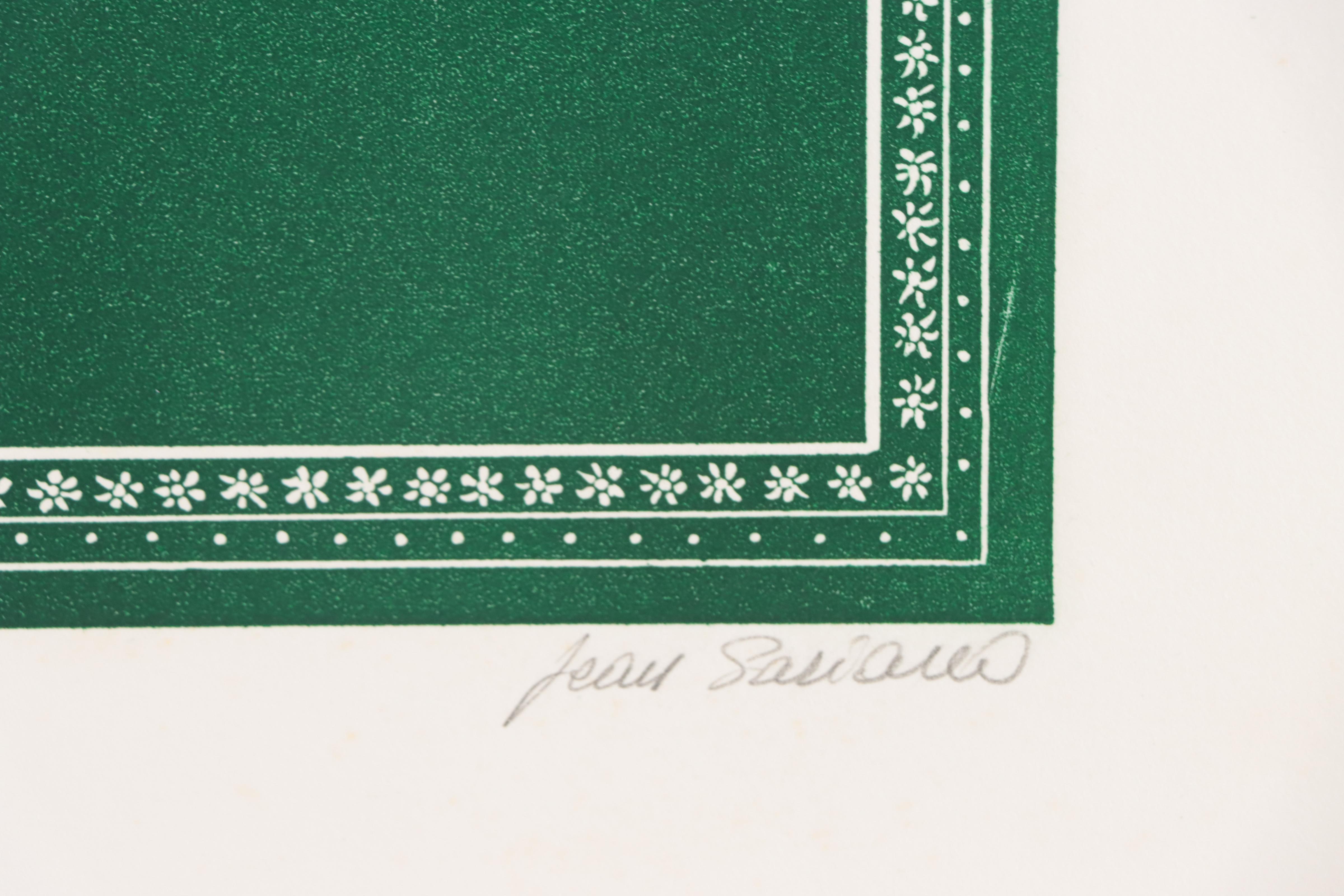 Jean Sariano Etching "Shadows of a Doubt"