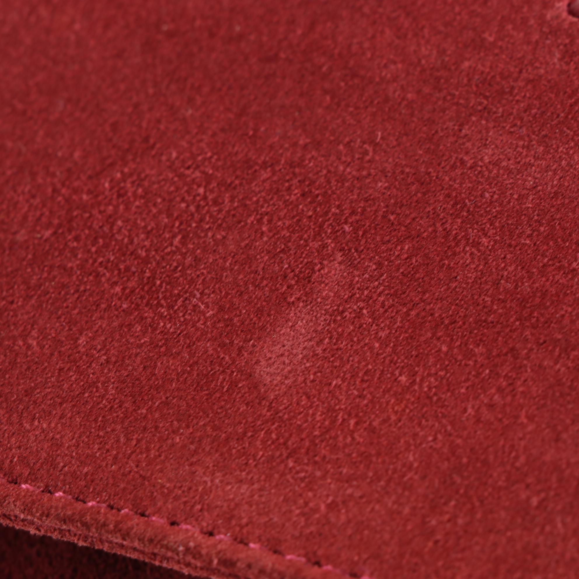 Yves Saint Laurent Shoulder Bag in Suede with Leather Trim