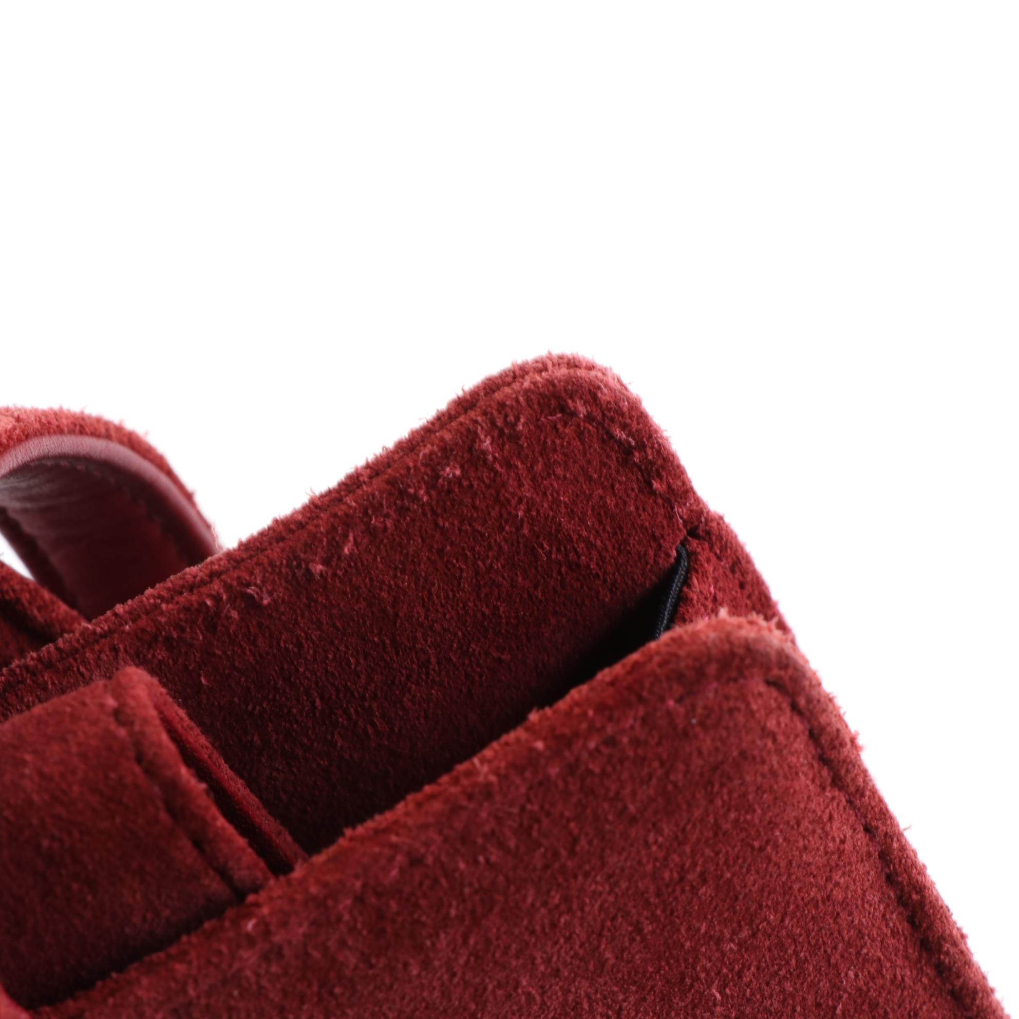 Yves Saint Laurent Shoulder Bag in Suede with Leather Trim