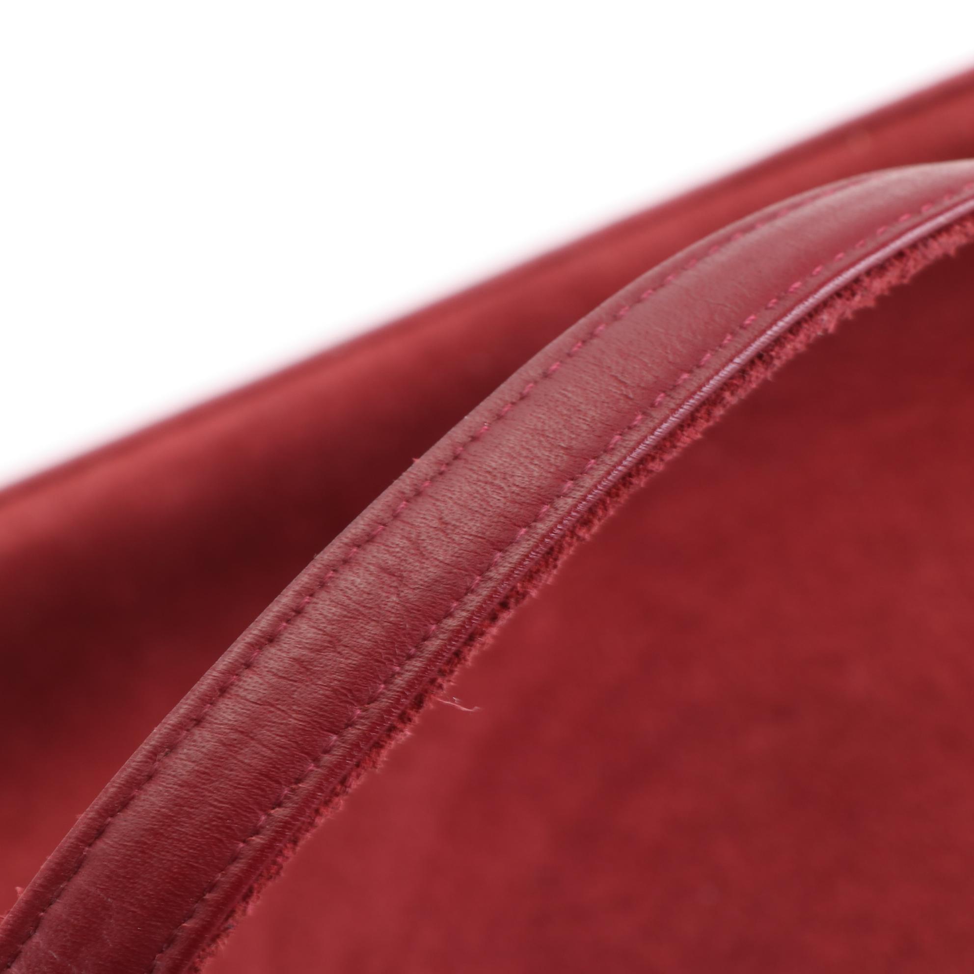 Yves Saint Laurent Shoulder Bag in Suede with Leather Trim