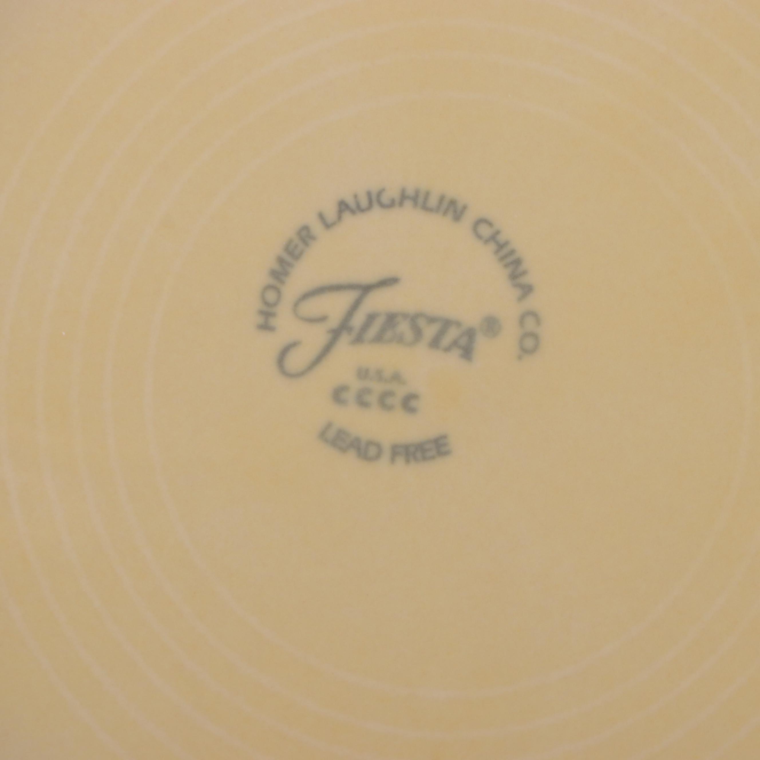 Homer Laughlin China Co. " Fiesta Christmas Tree" Luncheon Plates