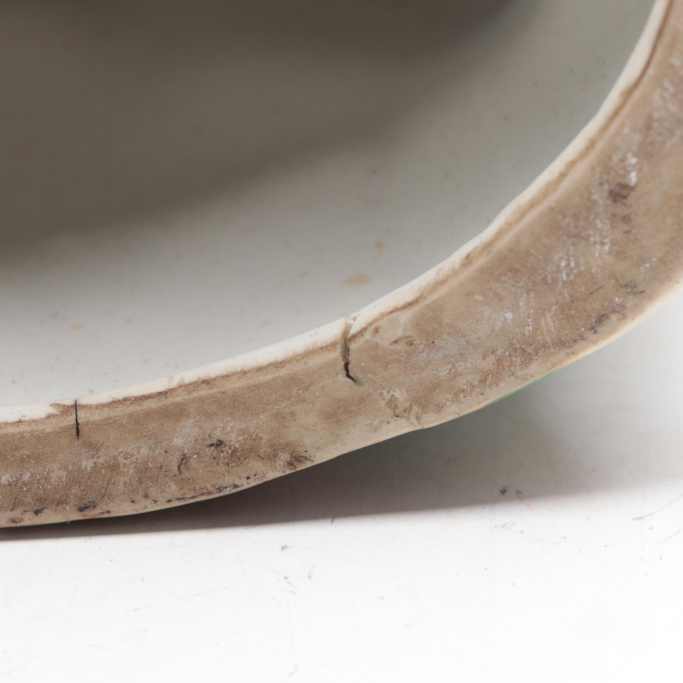 English Pearlware Style Shepherd and Shepherdess Figural Group, 20th Century