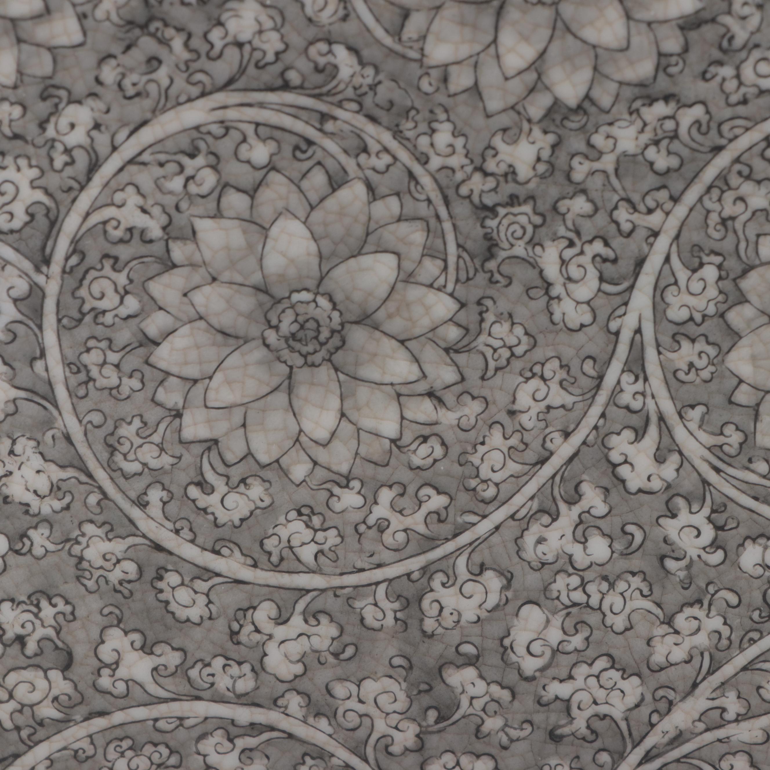 United Wilson Chinese Ceramic Decorative Tea Caddy