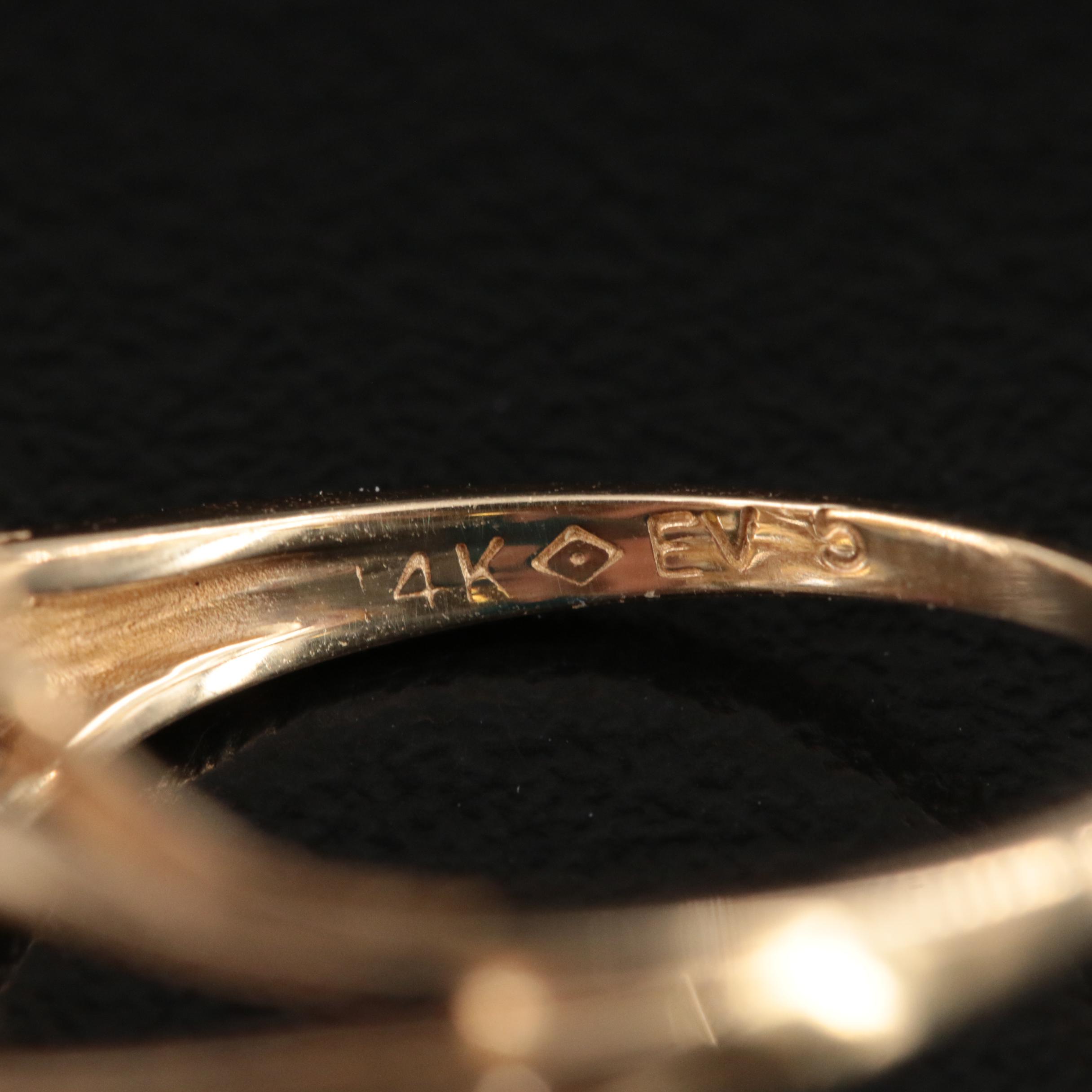 14K Ruby and Diamond Ring