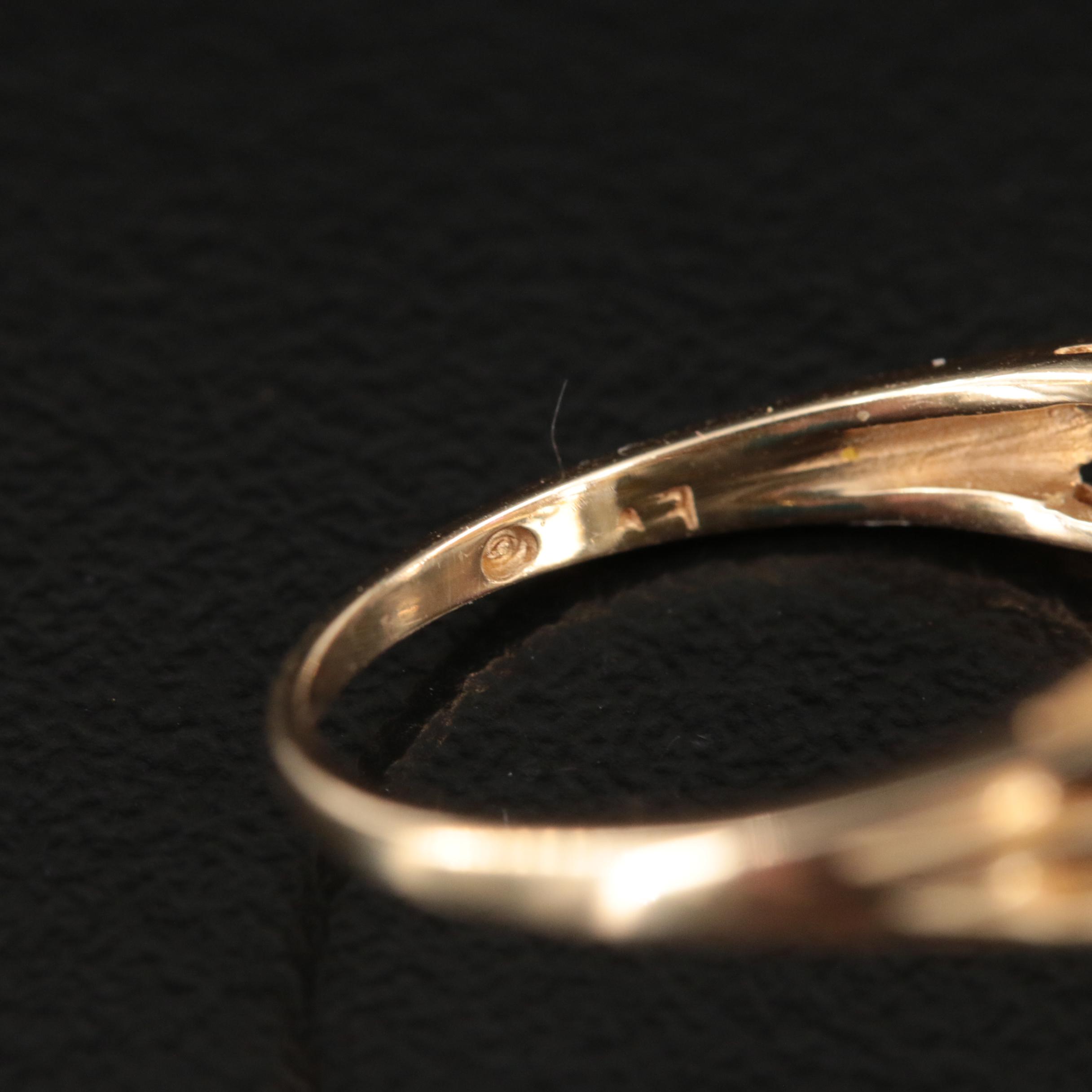 14K Ruby and Diamond Ring