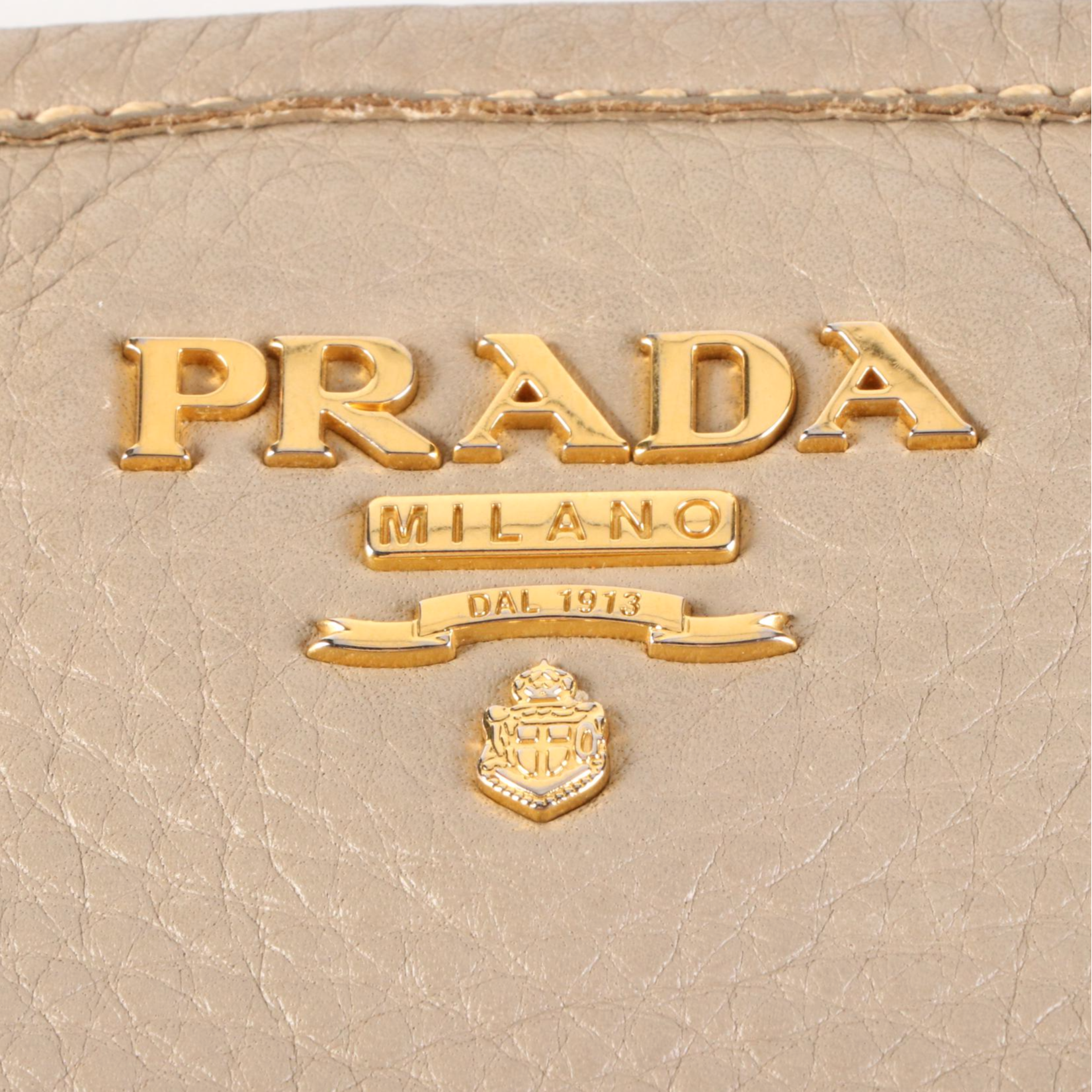 Prada Shoulder Bag in Vitello Daino Leather