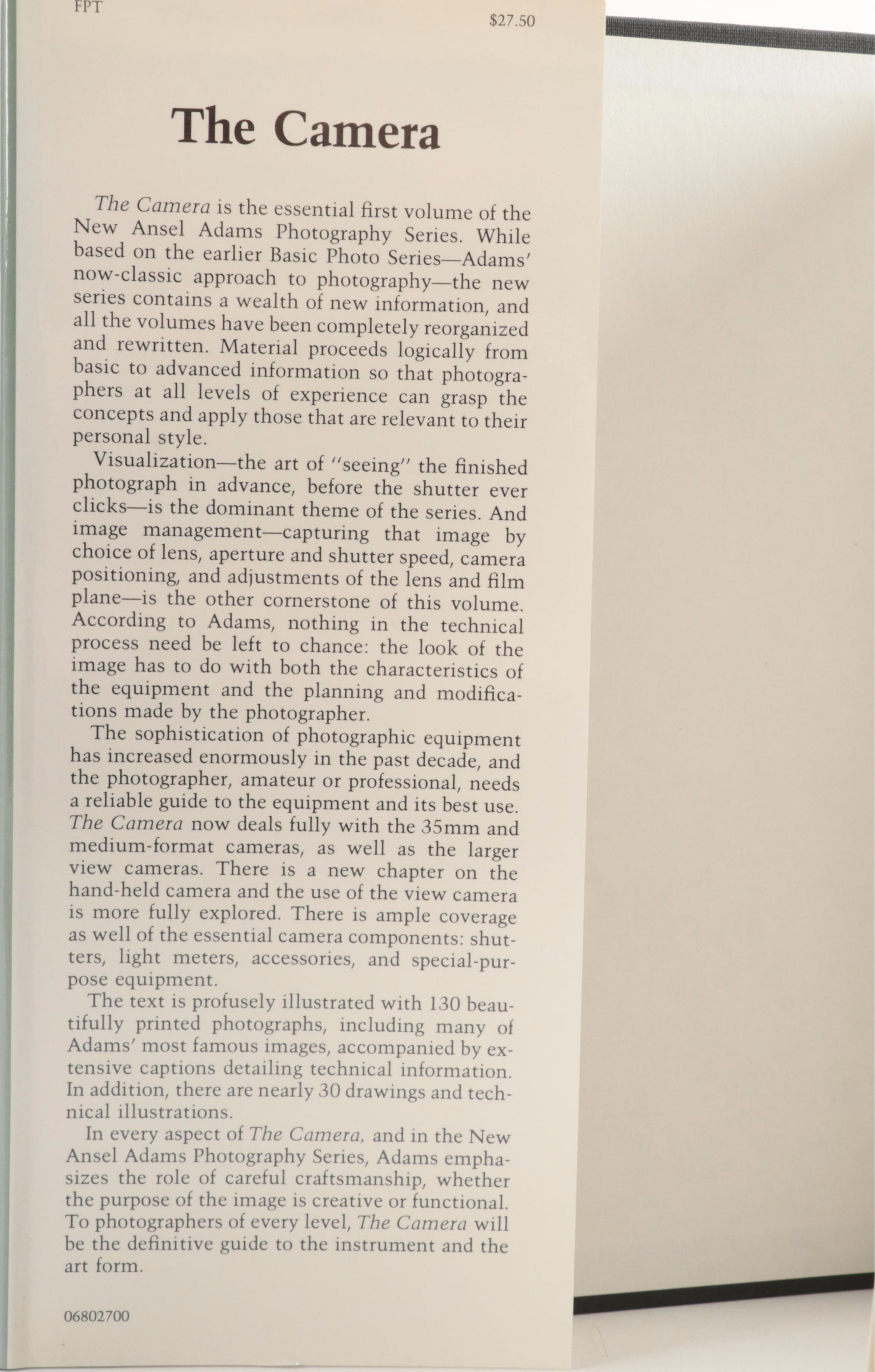 "Ansel Adams: An Autobiography" and Other Ansel Adams Photography Books