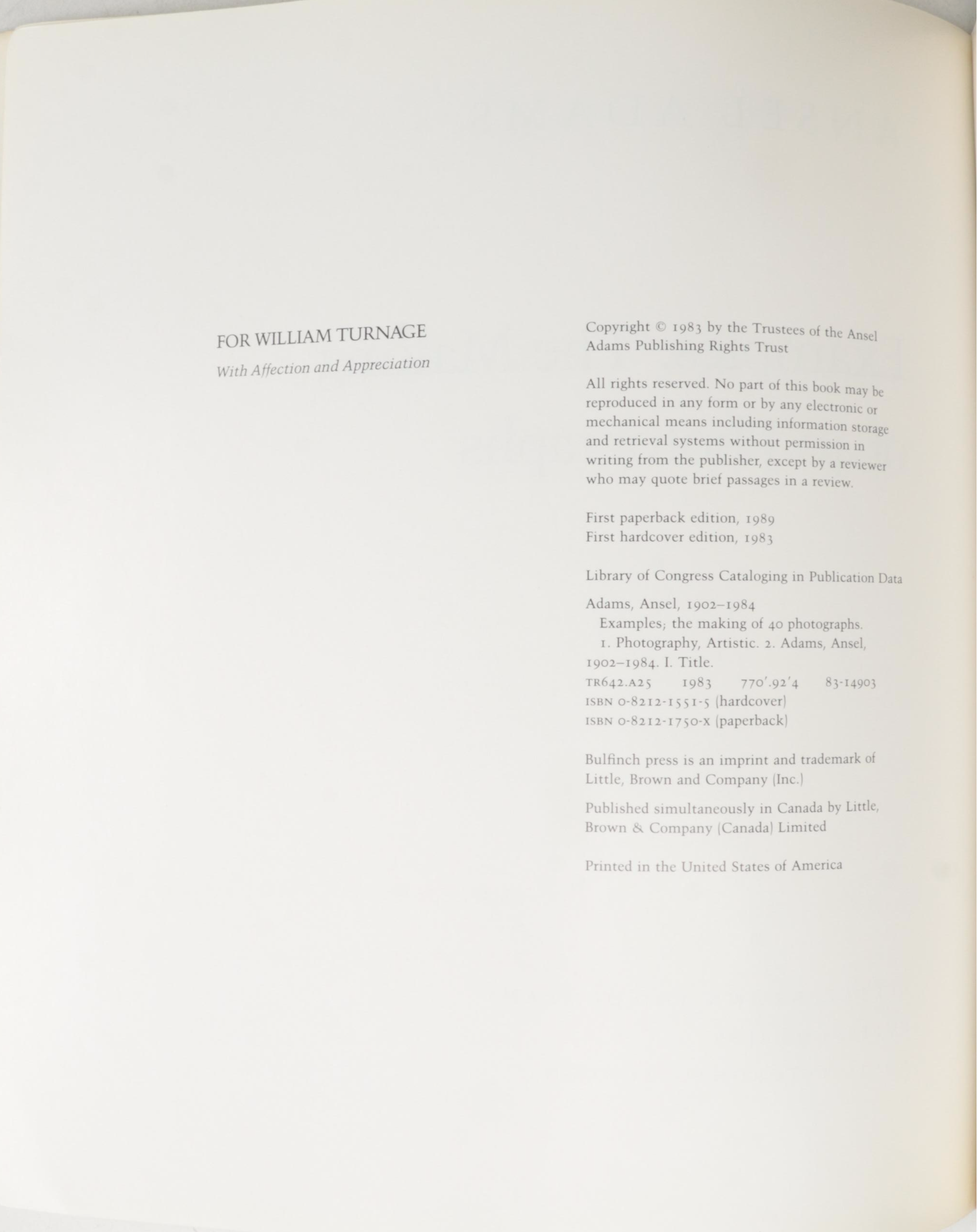 "Ansel Adams: An Autobiography" and Other Ansel Adams Photography Books