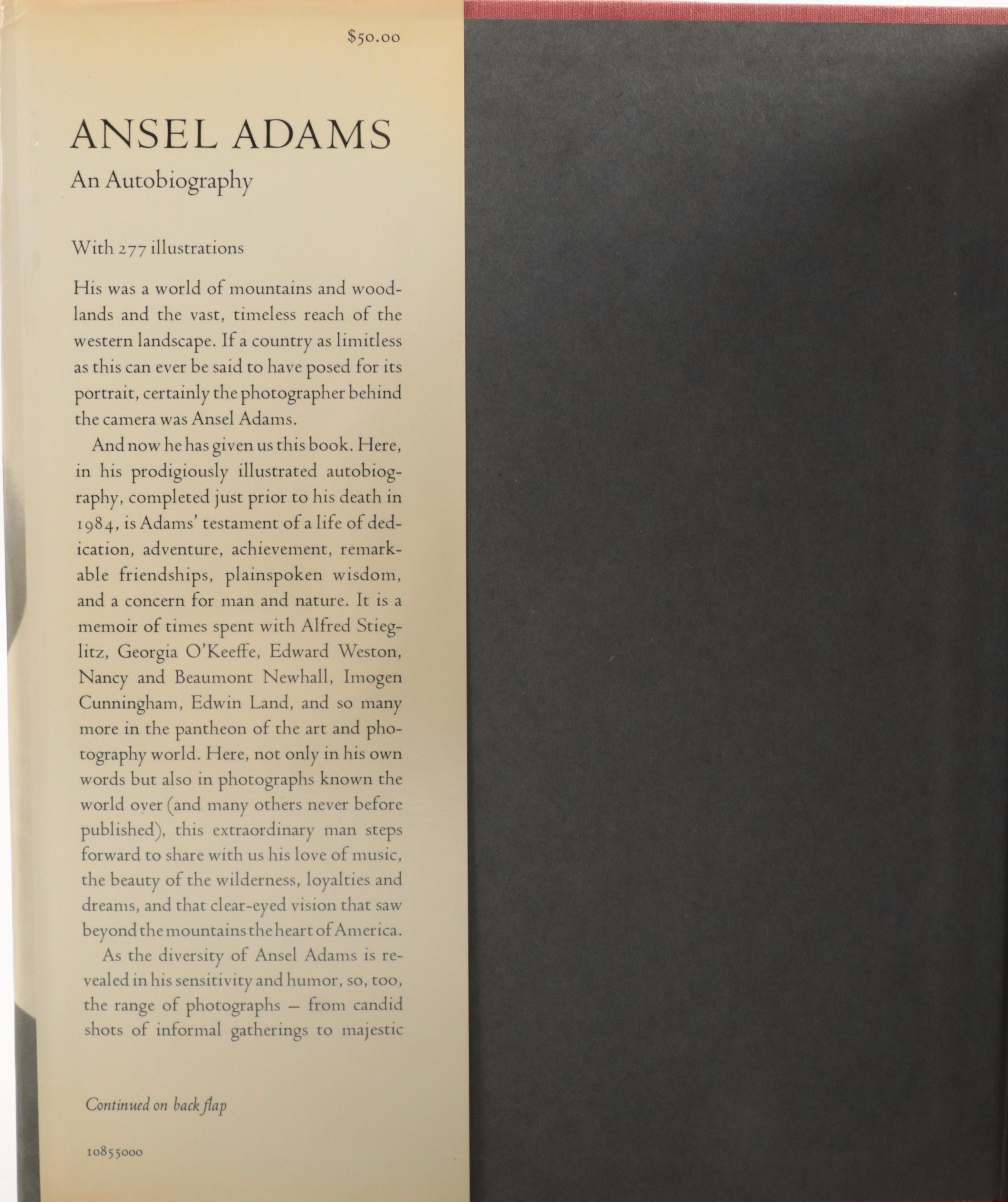 "Ansel Adams: An Autobiography" and Other Ansel Adams Photography Books