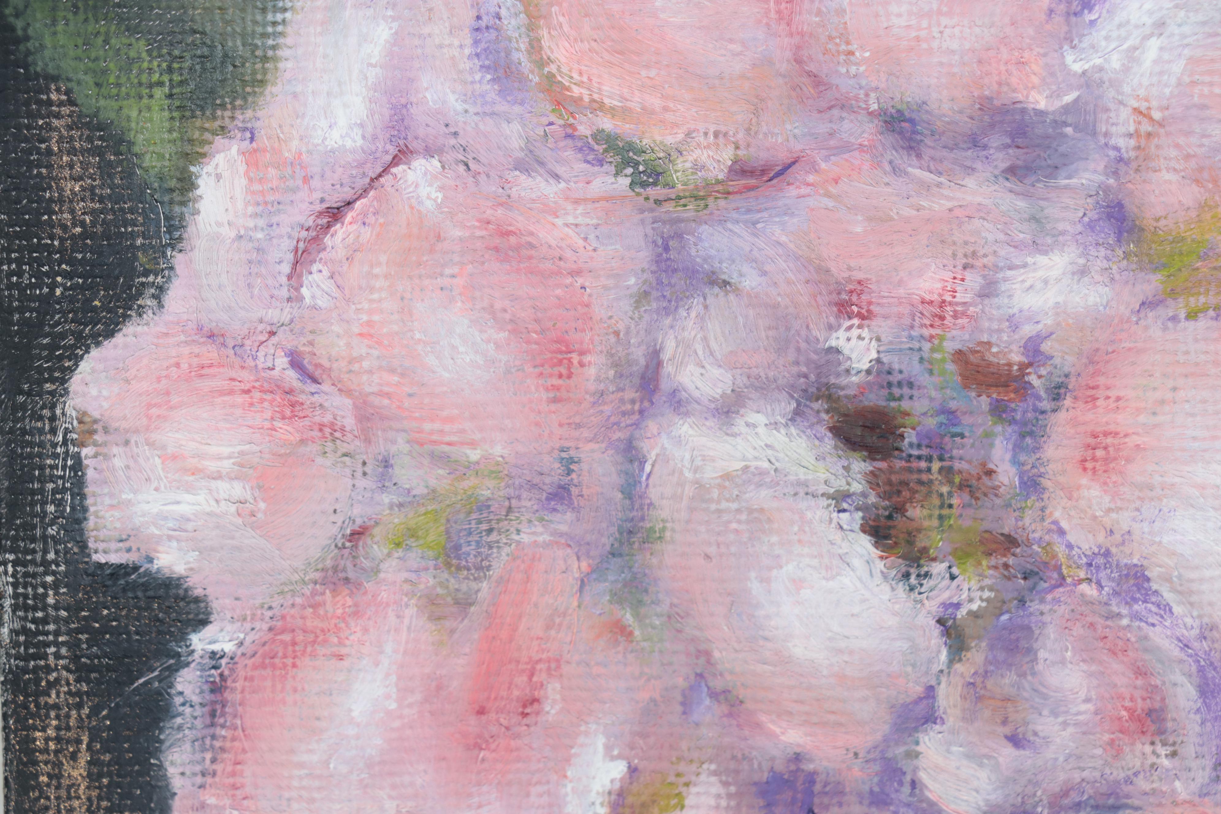 Oil Painting of Flower, Late 20th Century