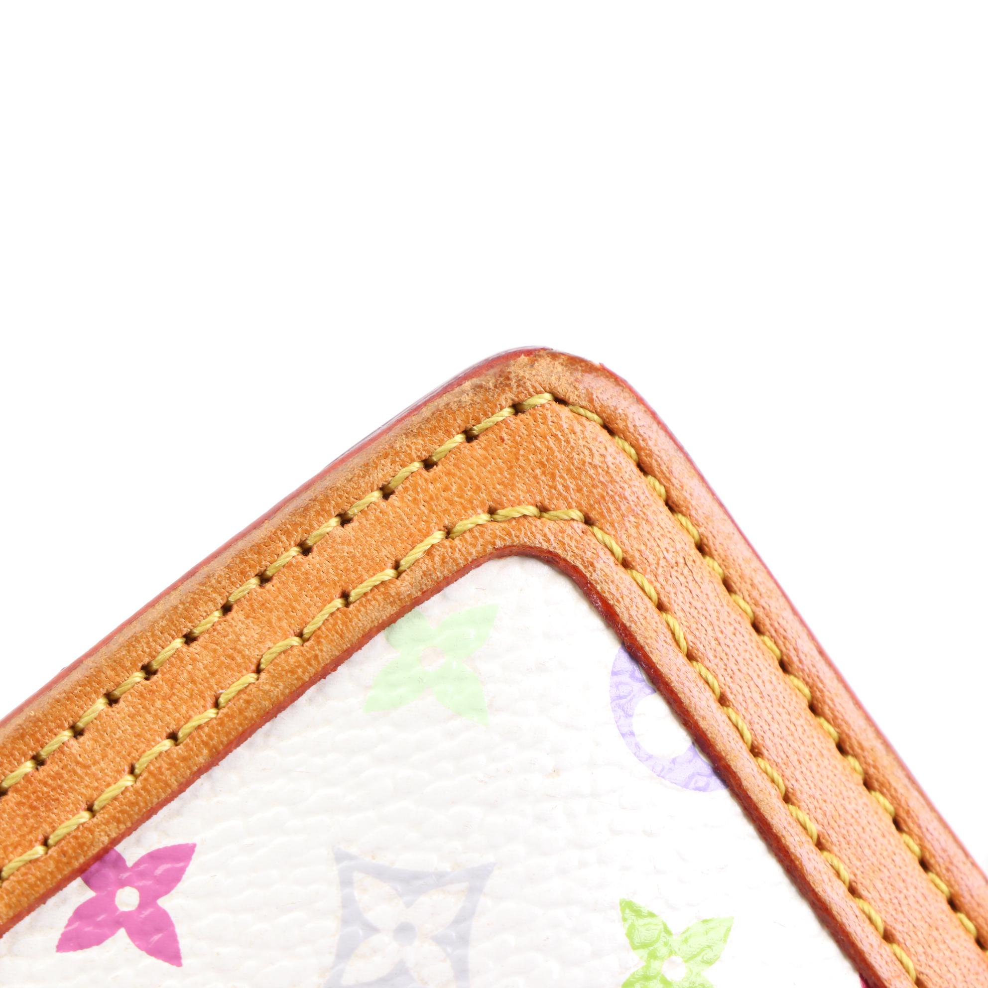 Louis Vuitton x Takashi Murakami Compact Wallet in Multicolor Monogram Canvas