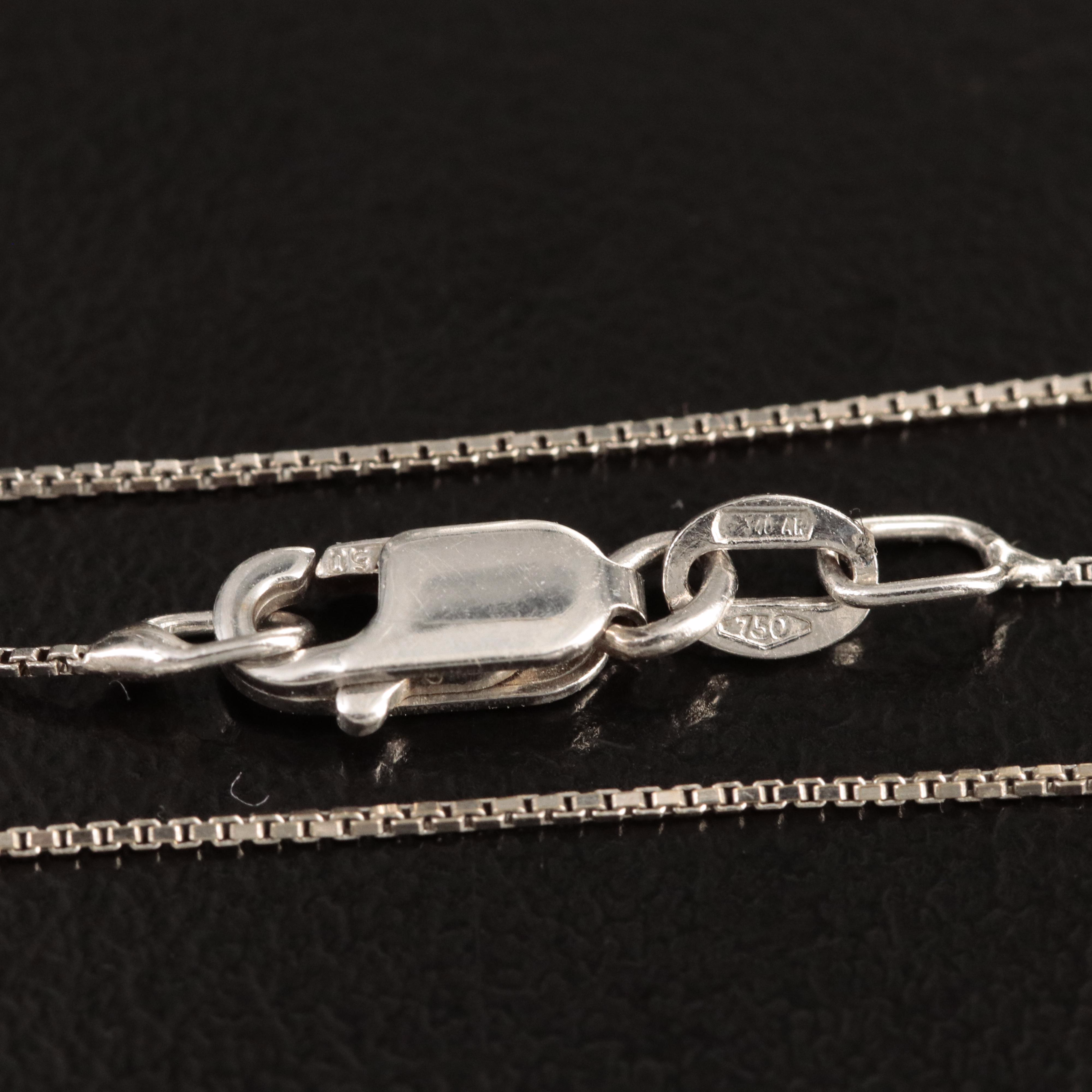 Platinum Diamond and Emerald Pendant Necklace