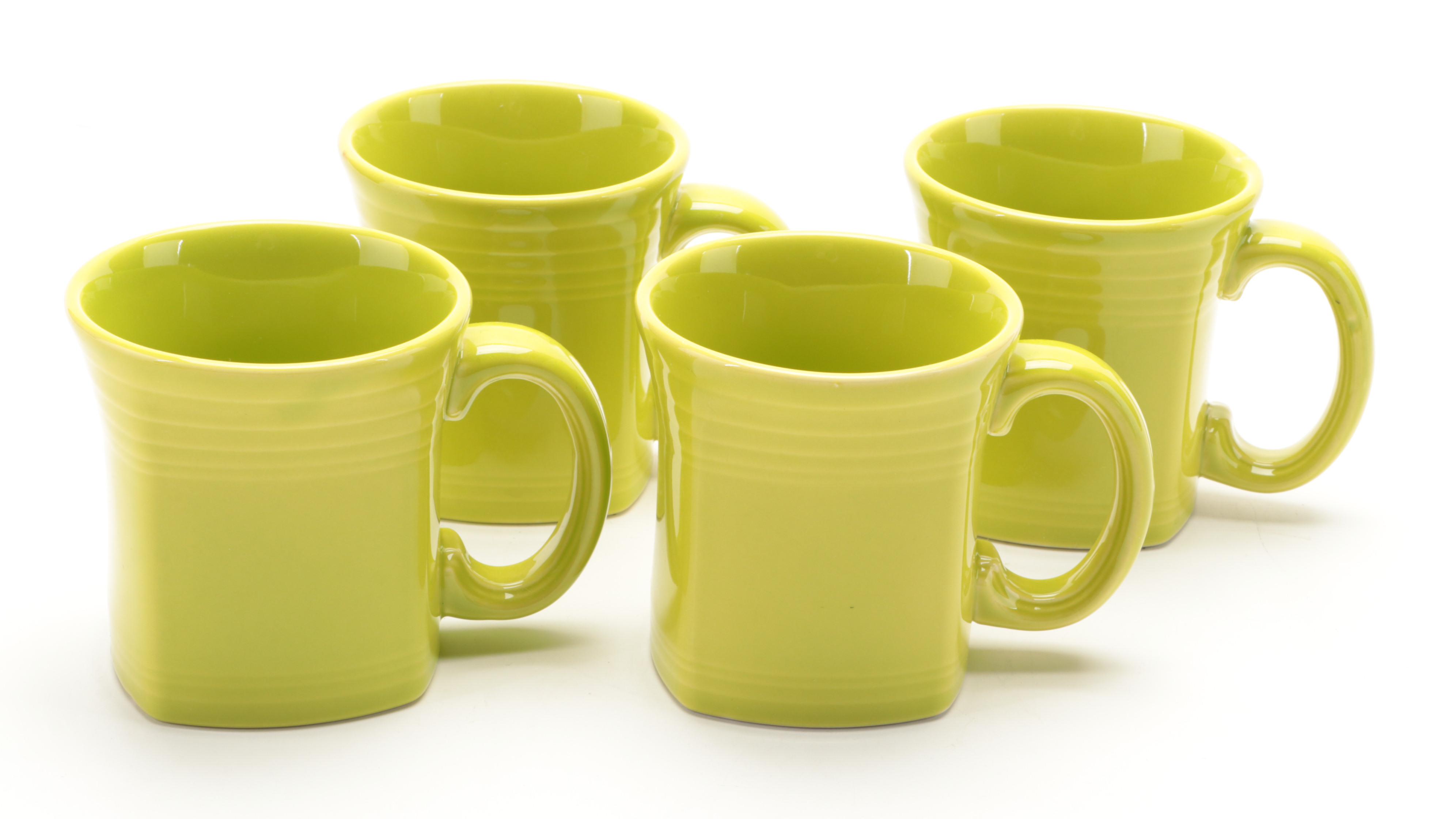 Homer Laughlin China Co. Green and Blue "Fiesta" Tableware