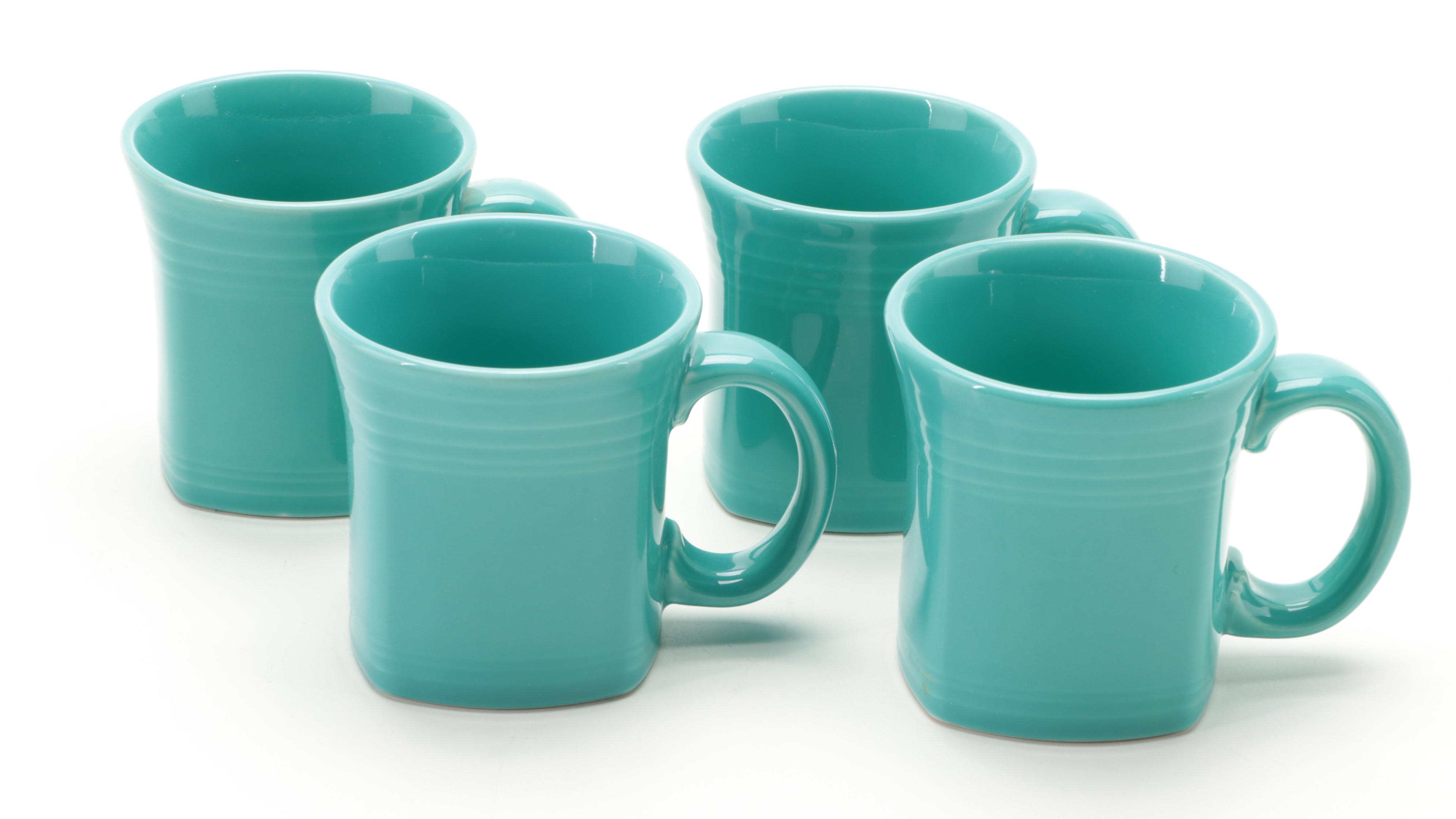 Homer Laughlin China Co. Green and Blue "Fiesta" Tableware