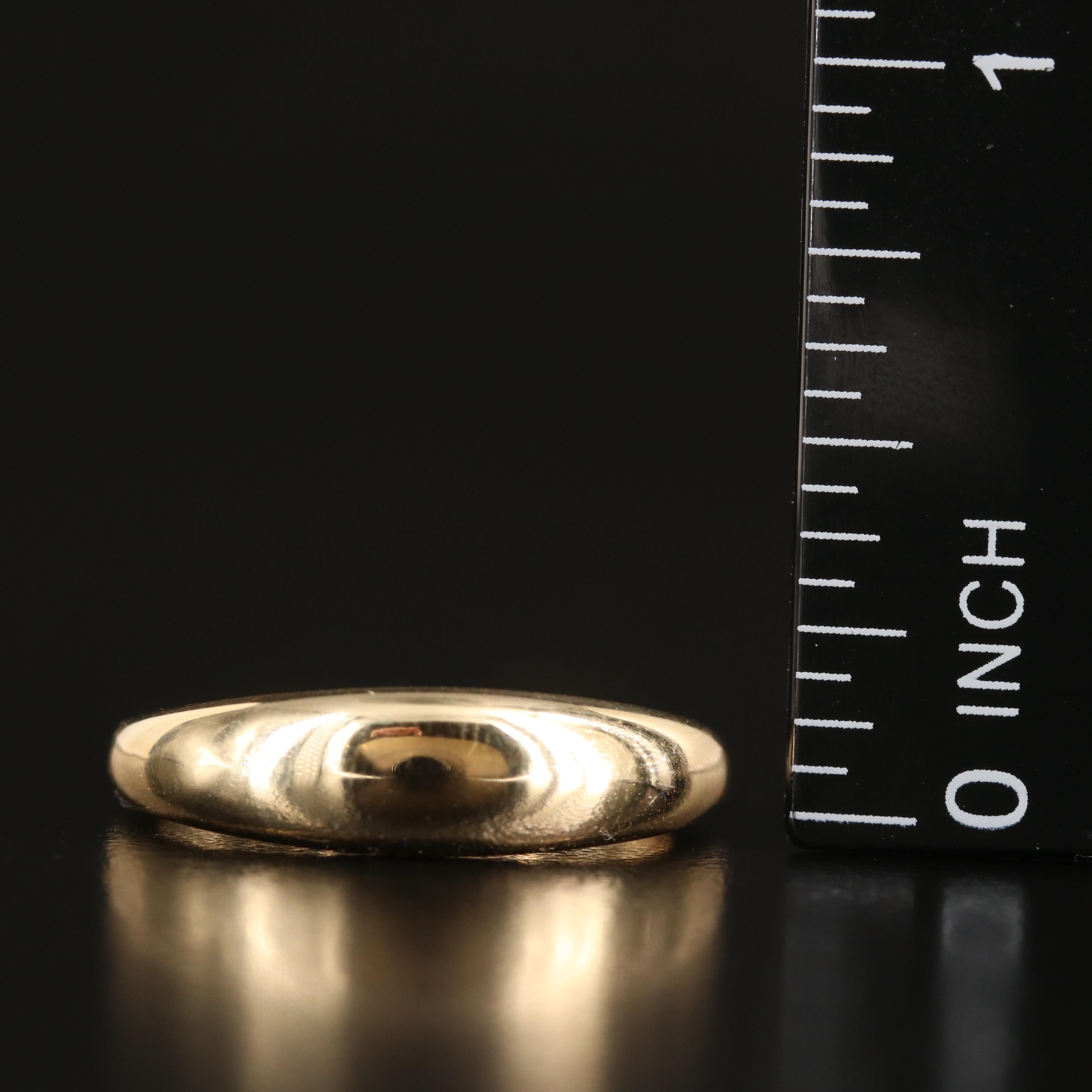 14K Dome Band