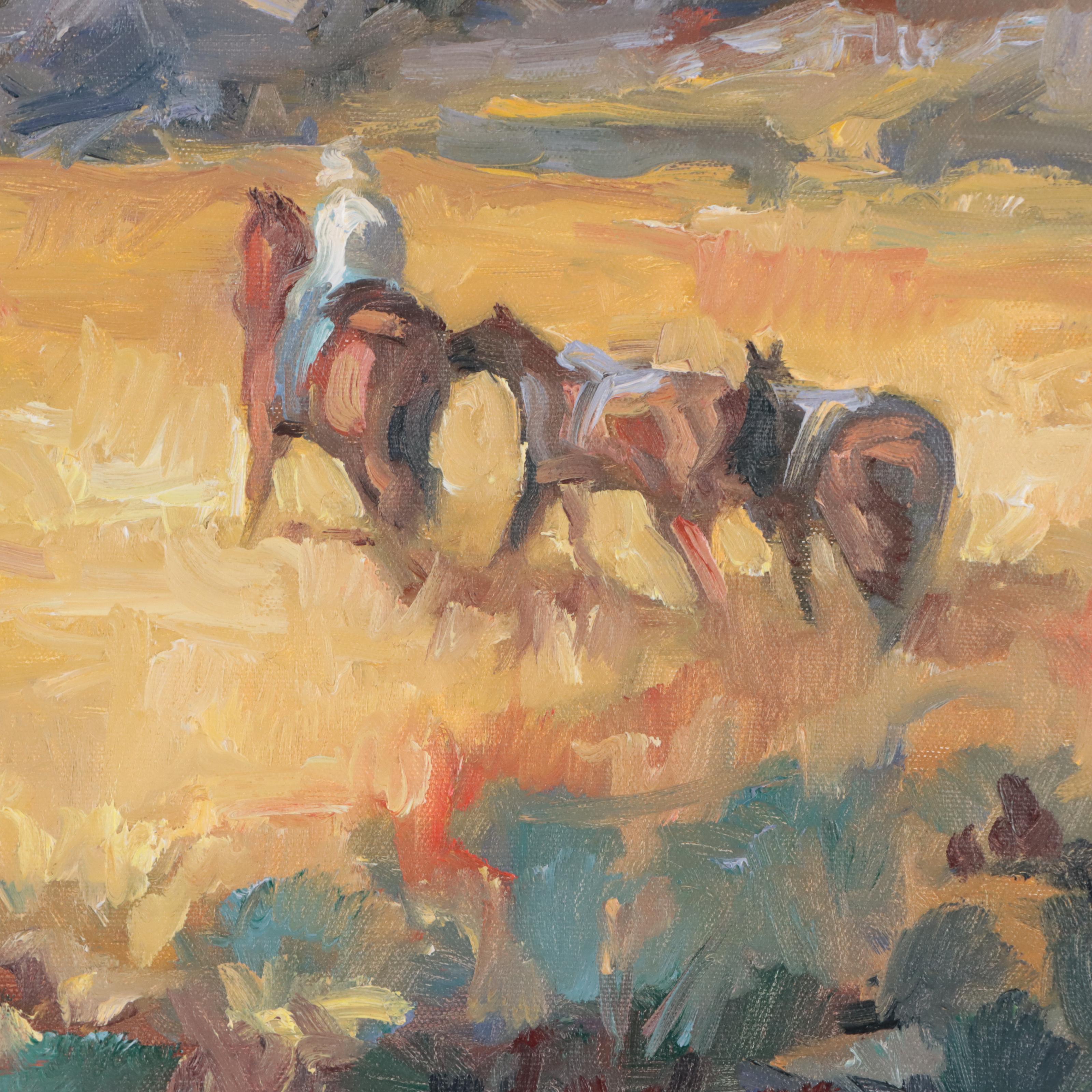 Mary Butler Oil Painting "High Dry and Lonesome"
