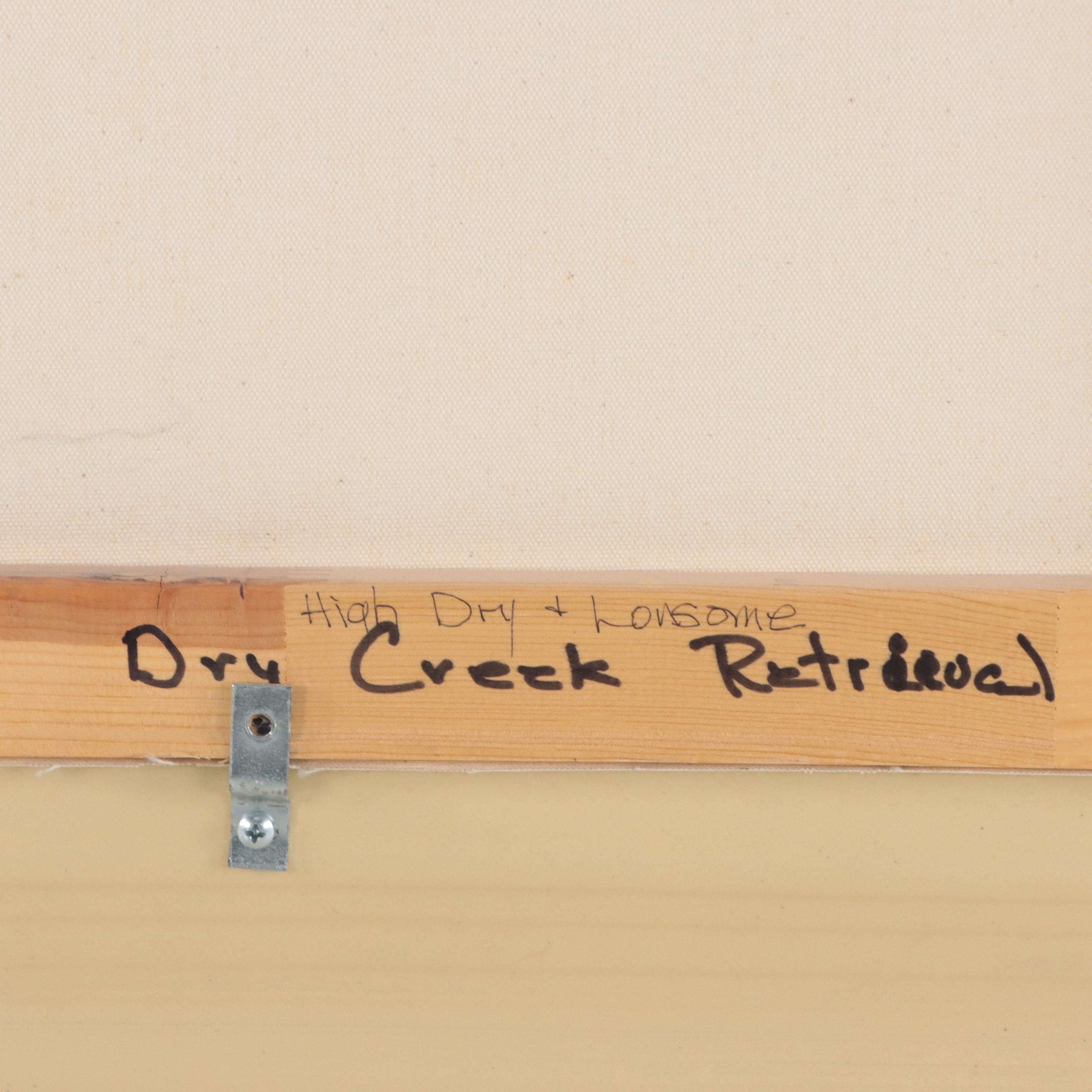 Mary Butler Oil Painting "High Dry and Lonesome"