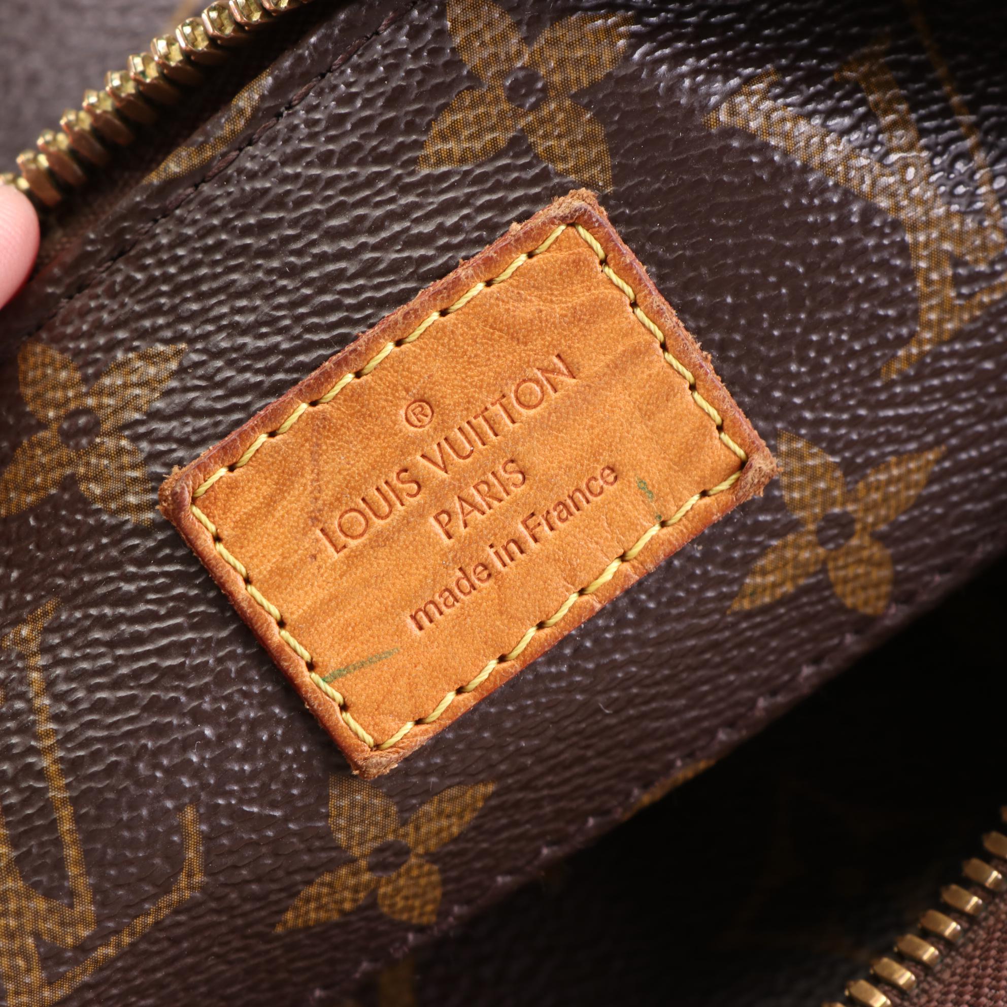 Louis Vuitton Sully PM Handbag in Monogram Canvas with Vachetta Leather