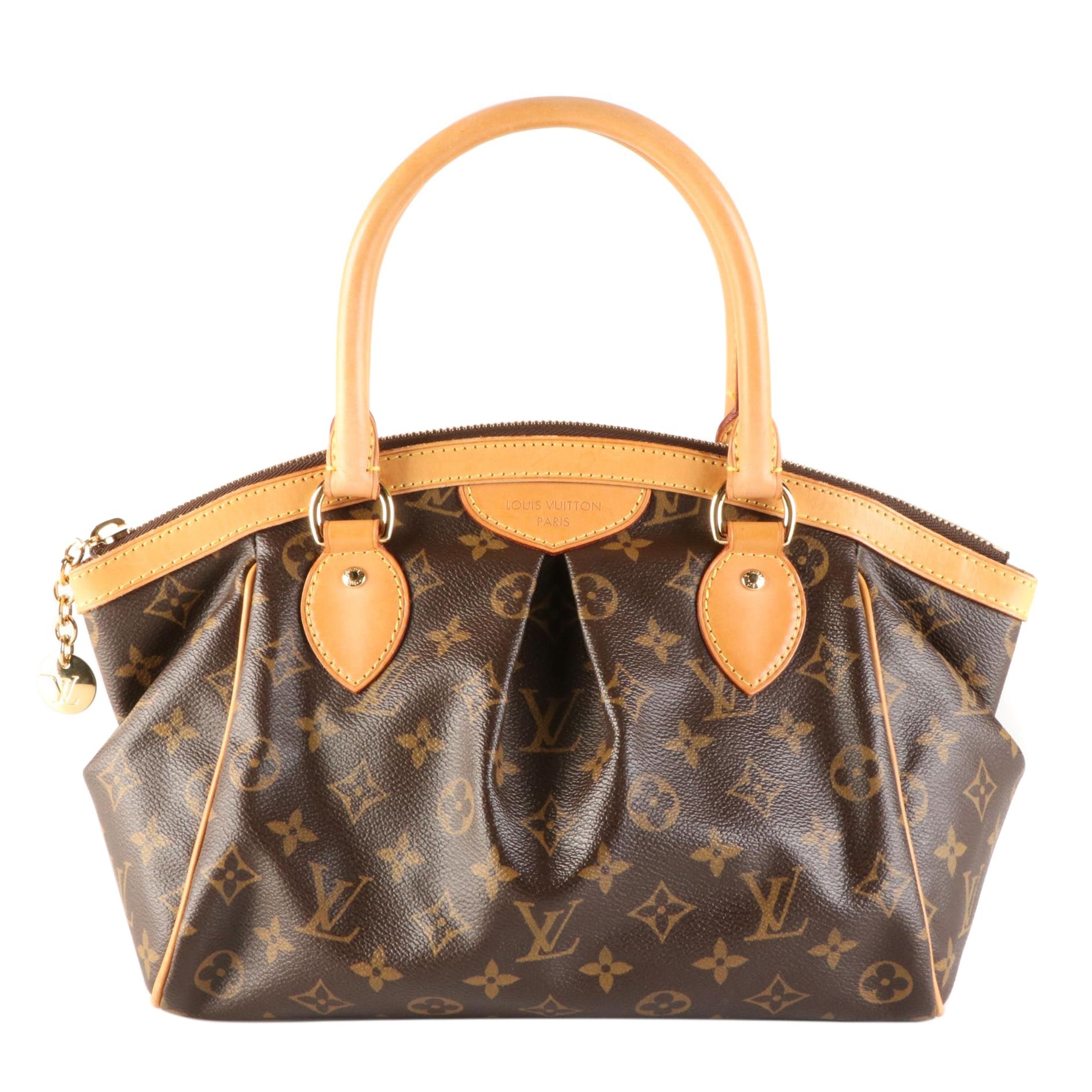 Louis Vuitton Tivoli PM Shoulder Bag in Monogram Canvas and Vachetta Leather