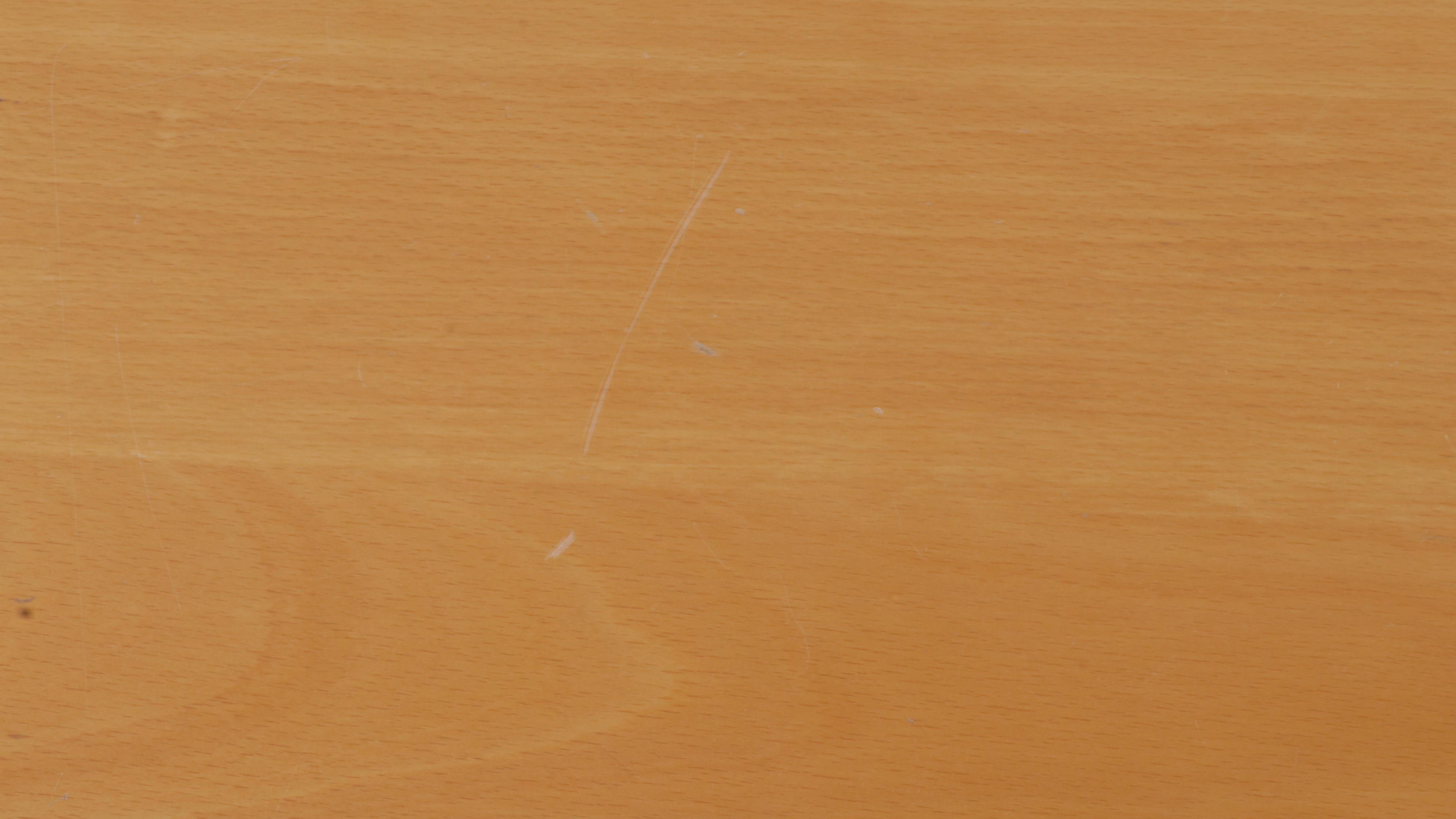 Contemporary Beech-Grained Laminate Desk with Bookshelves