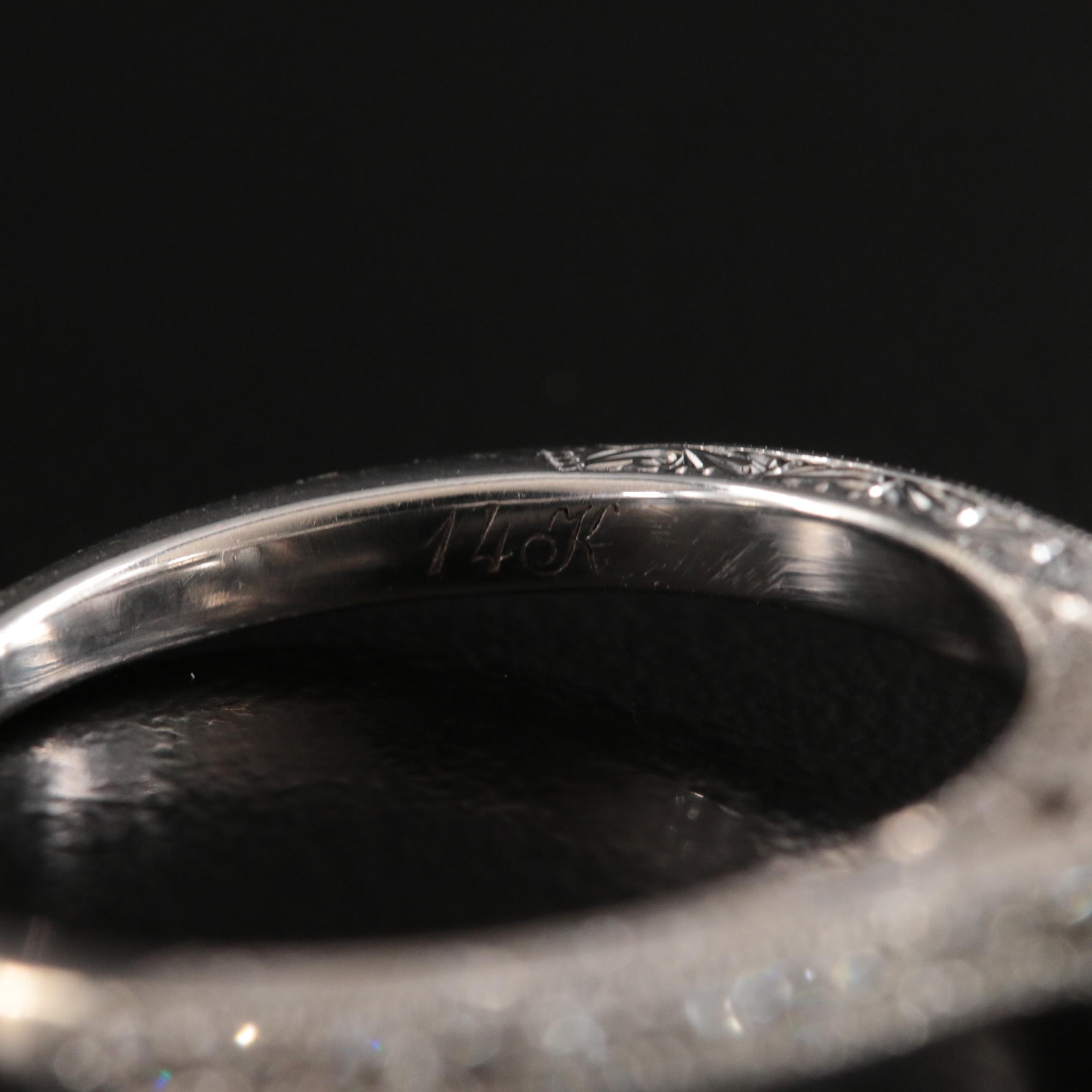 Neil Land 14K 0.94 CTW Diamond Double Halo Ring