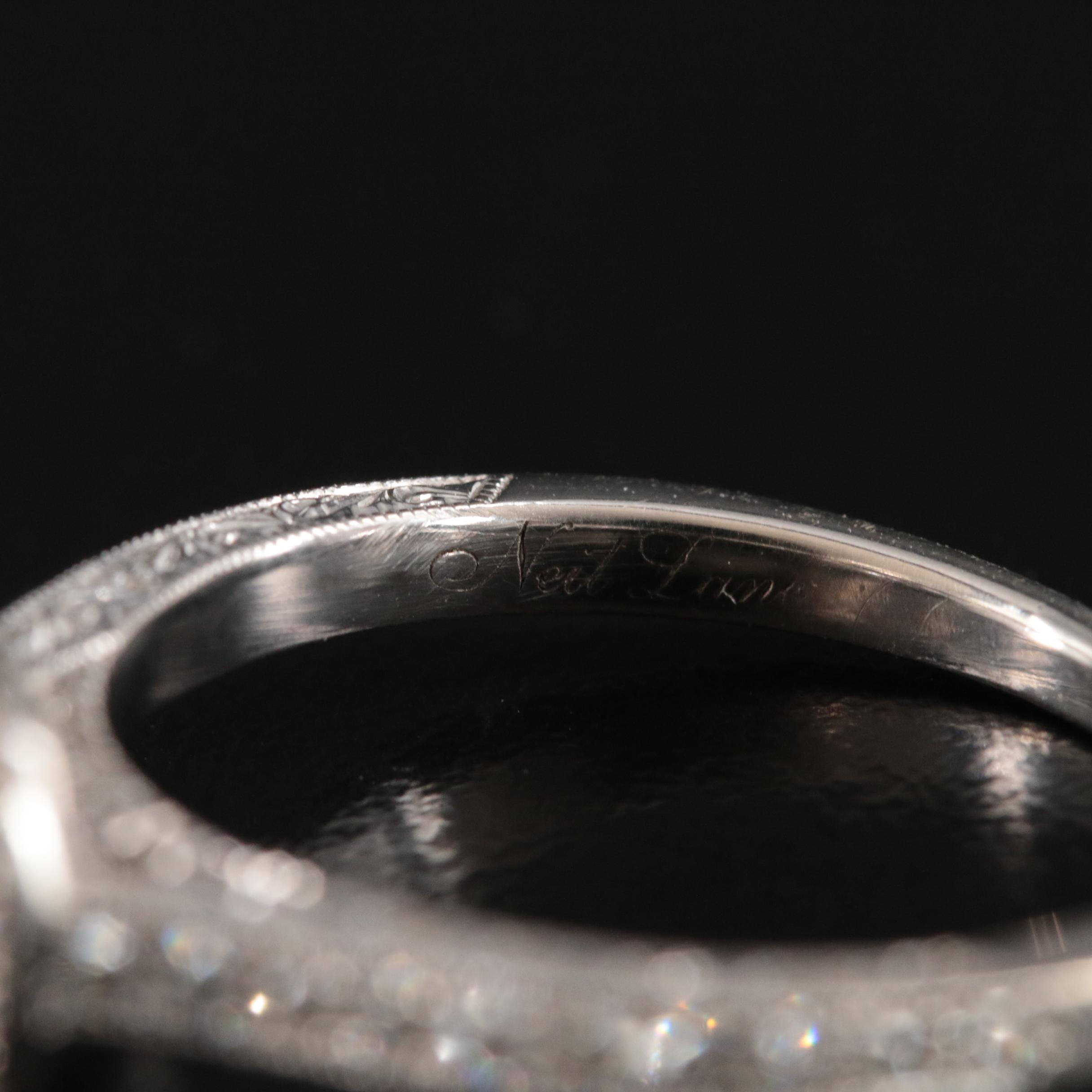 Neil Land 14K 0.94 CTW Diamond Double Halo Ring