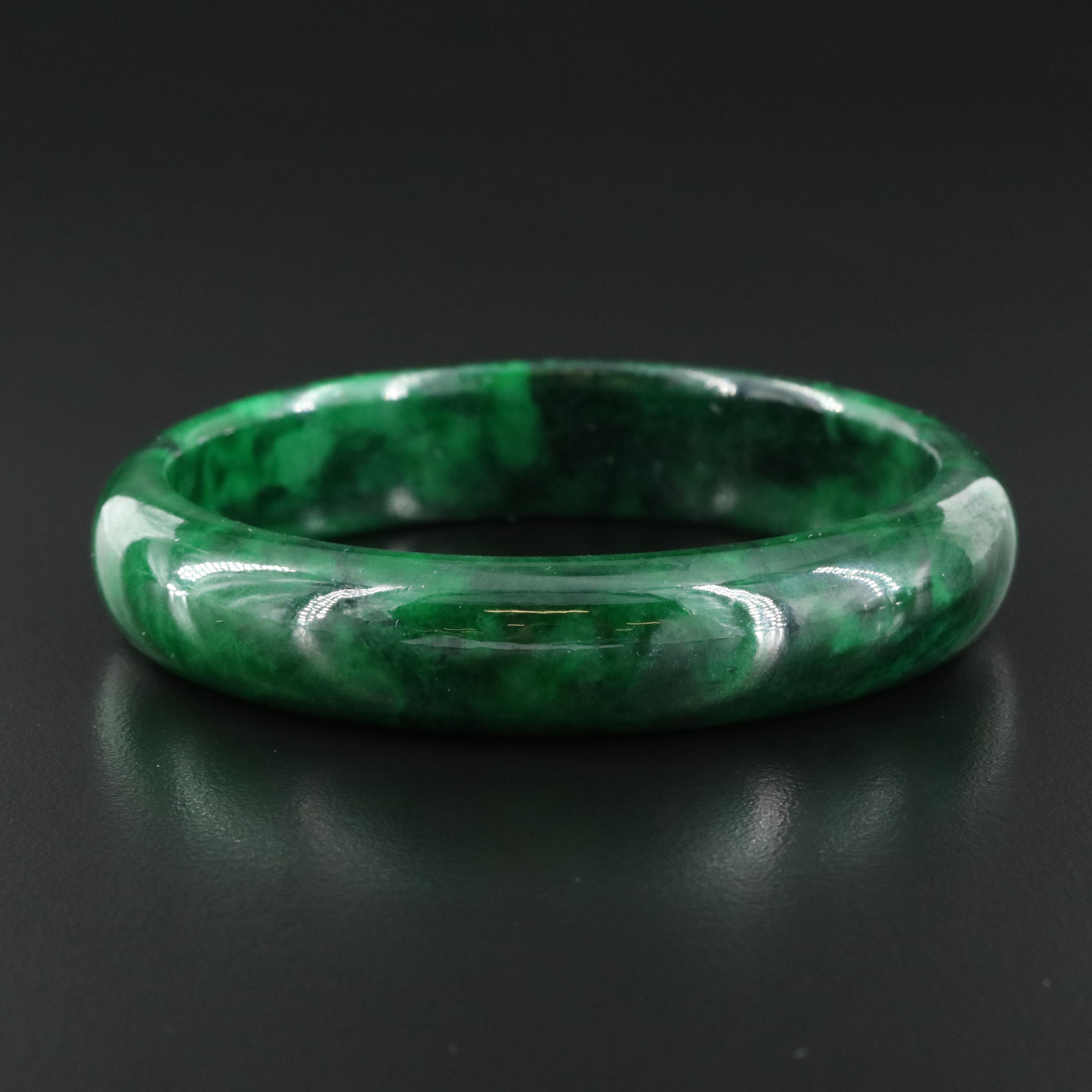 Jadeite Hololith Bangle