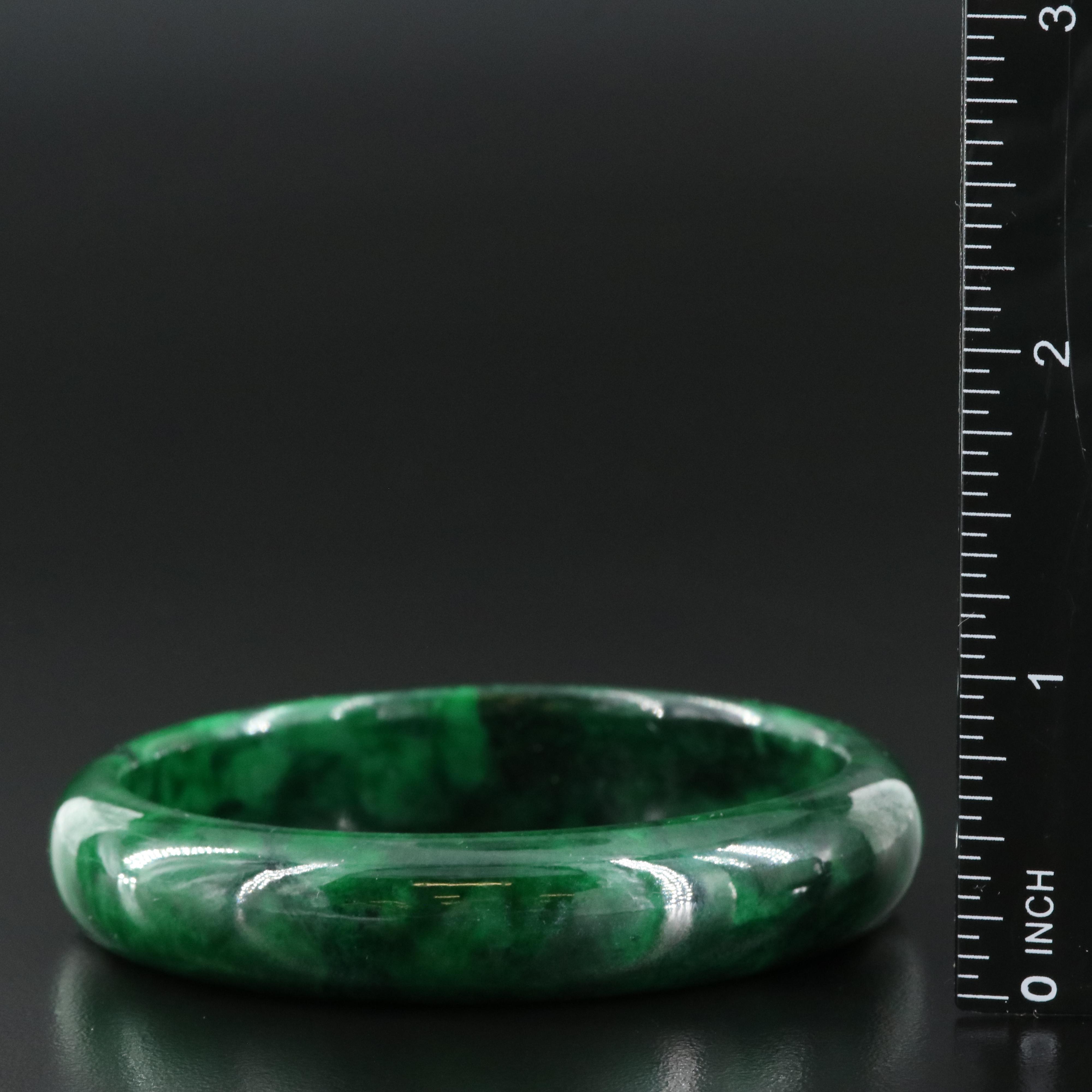 Jadeite Hololith Bangle