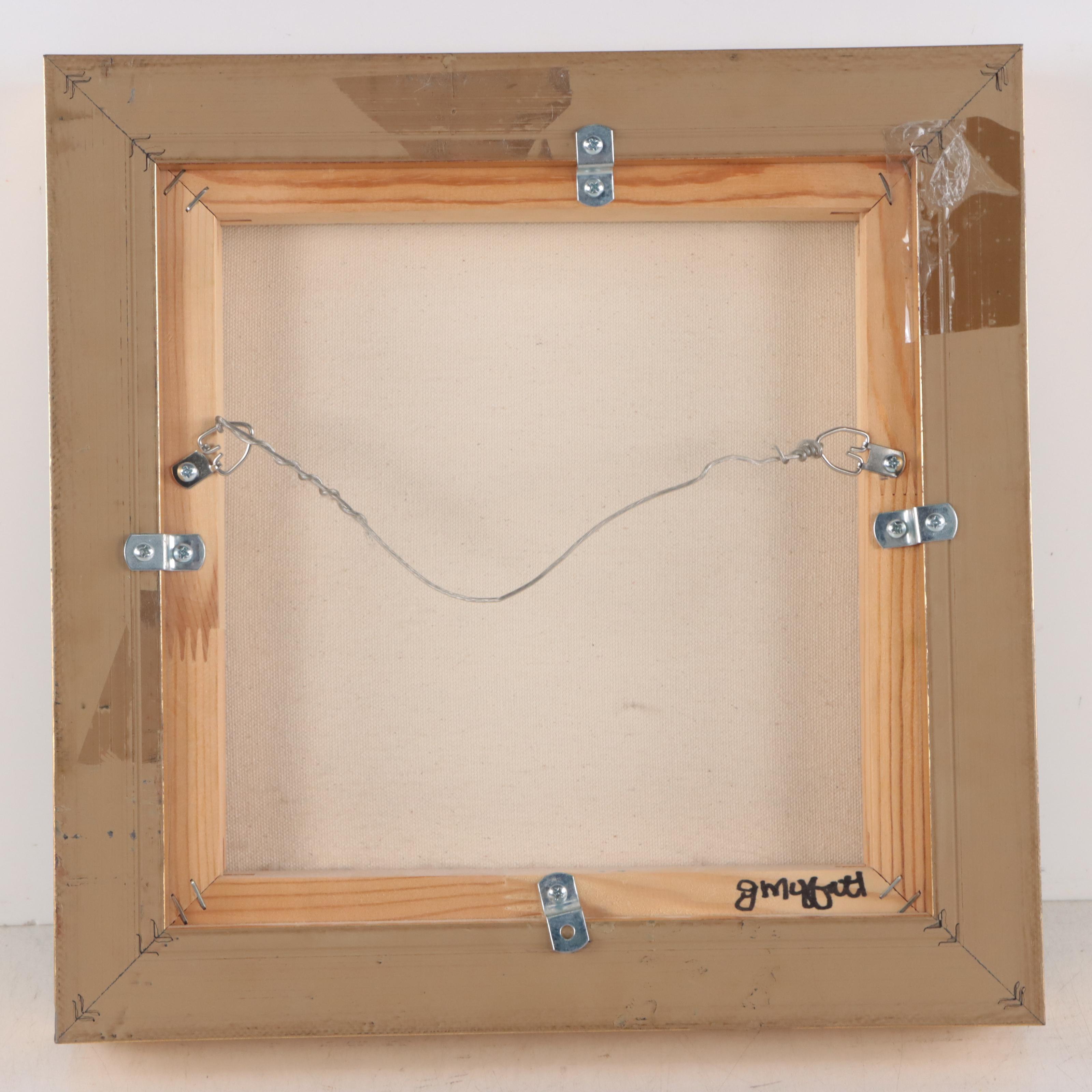 Jan Moffatt Oil Painting of Cottage Along Creek