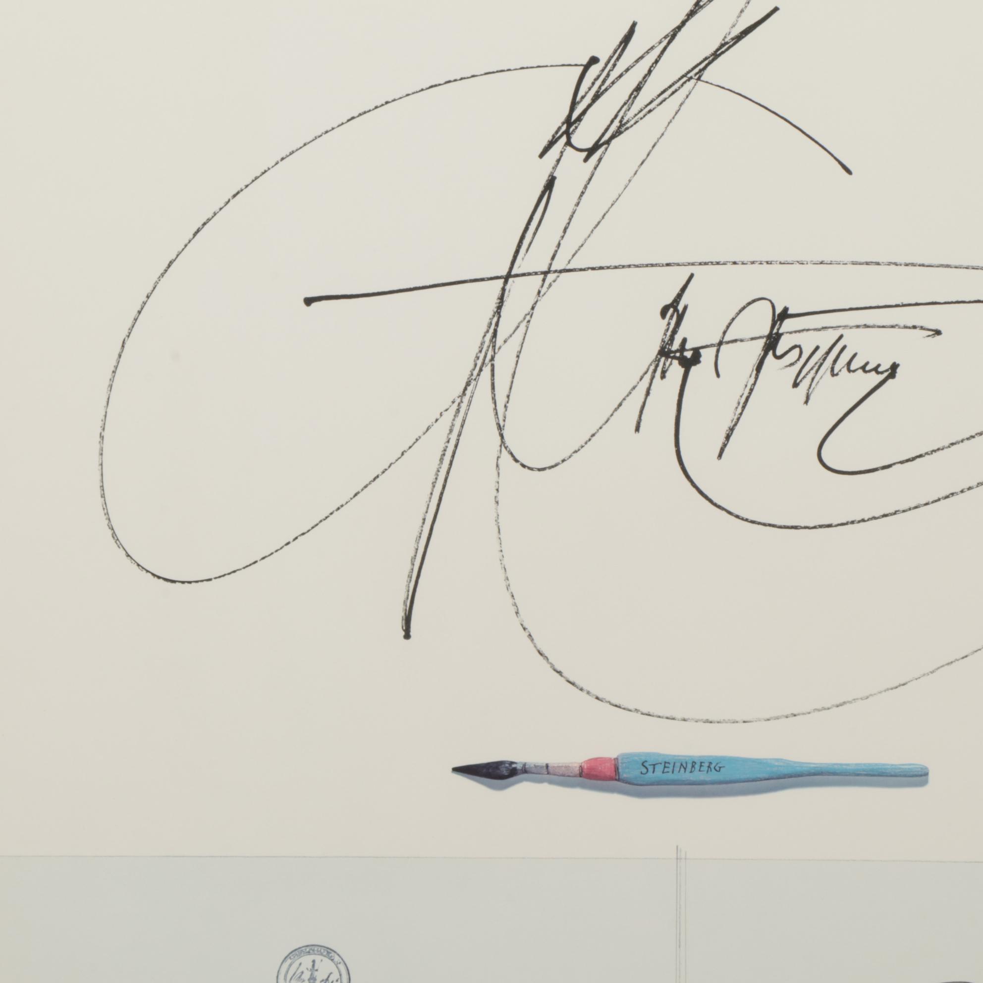 National Parks Service Offset Lithograph After Saul Steinberg, Circa 1976