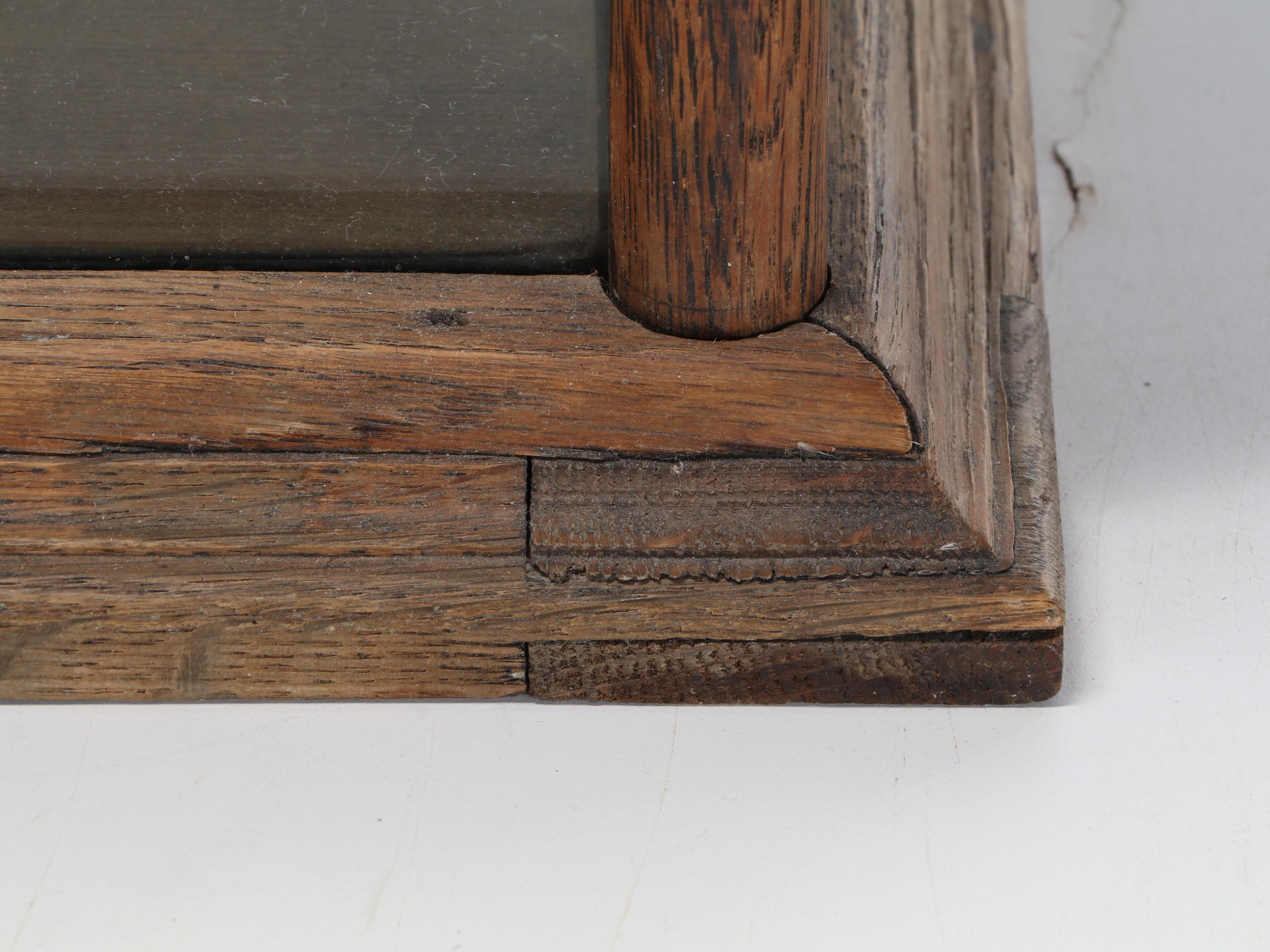 "Stone's Wrapped Cake" Oak and Glass Retail Display Case, Early 20th Century