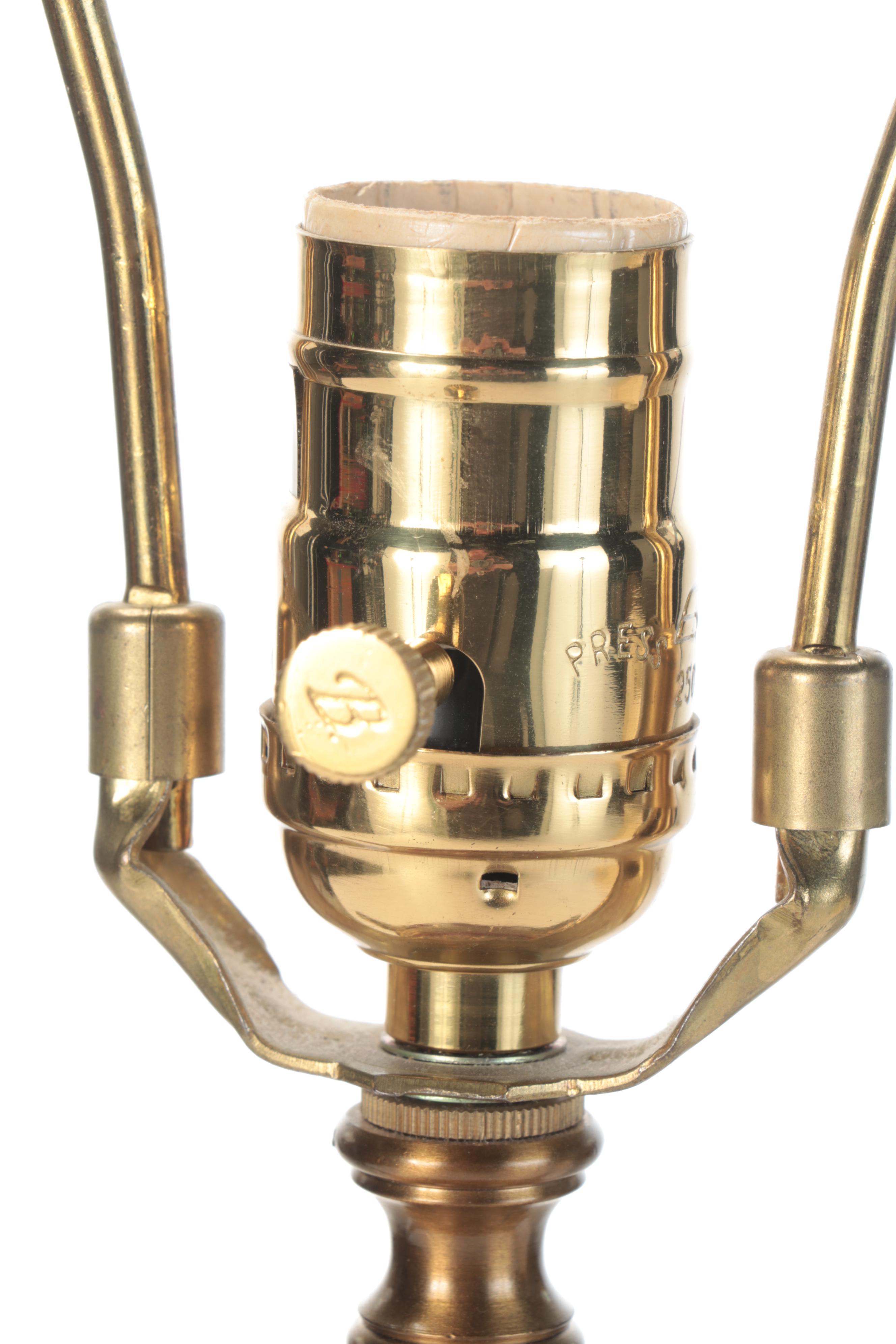 Bradburn Gallery Neoclassical Style Ormolu Mounted Sang de Boeuf Amphora Lamp